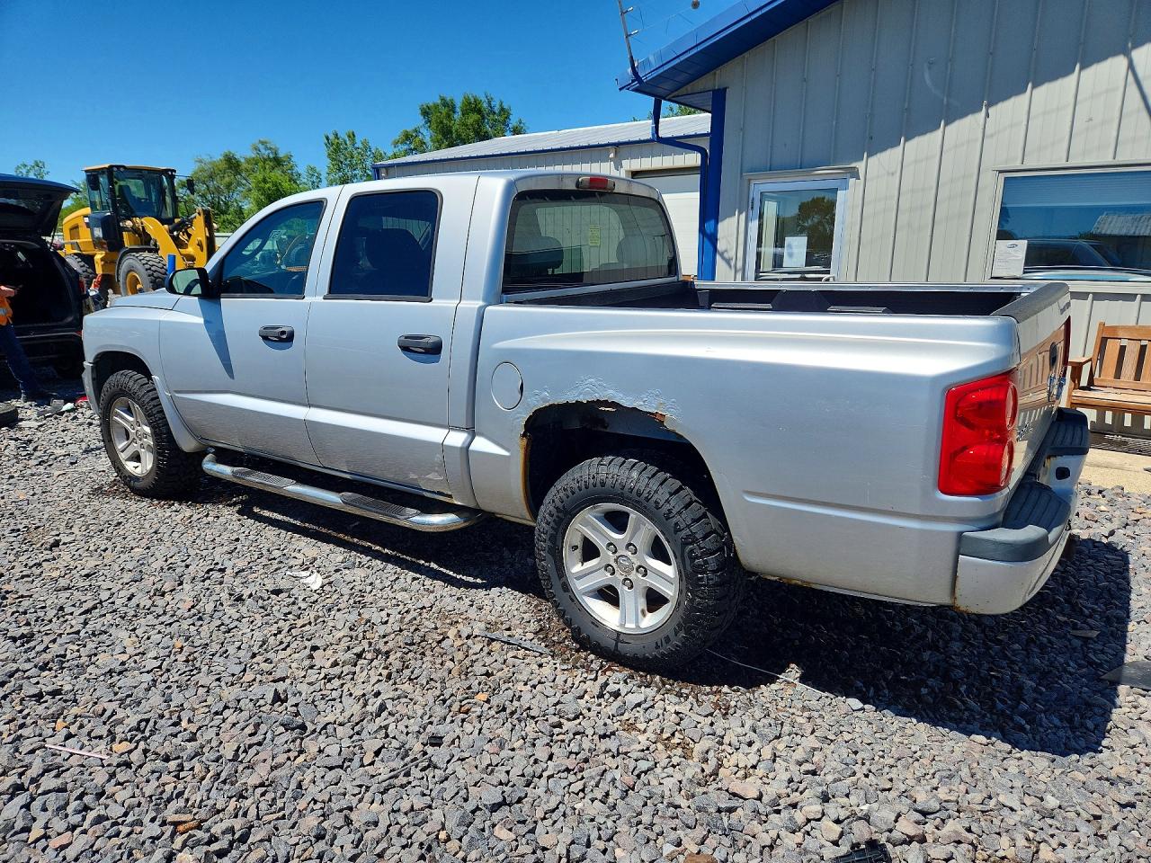 2010 Dodge Dakota Sxt Silver vin: 1D7CW3GK0AS173193