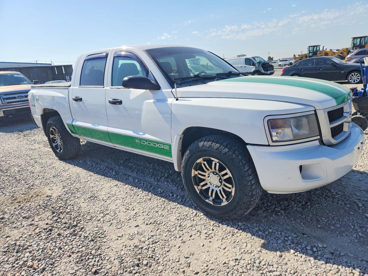 2010 Dodge Dakota Sxt White vin: 1D7CW3GK1AS188558