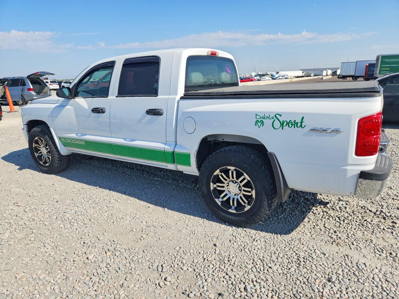 2010 Dodge Dakota Sxt White vin: 1D7CW3GK1AS188558