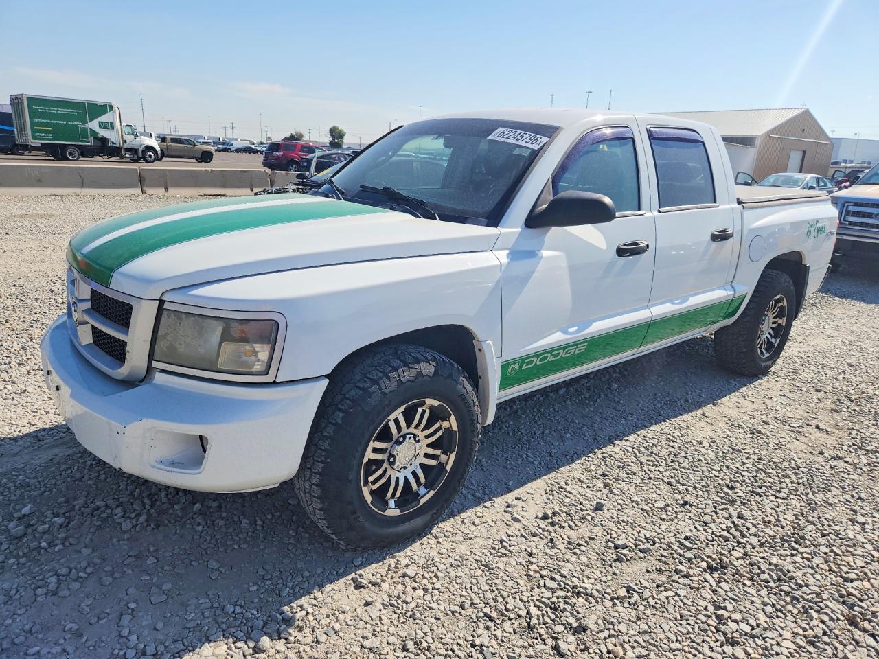 2010 Dodge Dakota Sxt White vin: 1D7CW3GK1AS188558