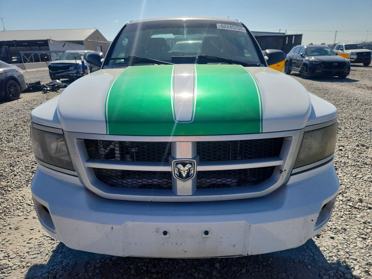 2010 Dodge Dakota Sxt White vin: 1D7CW3GK1AS188558