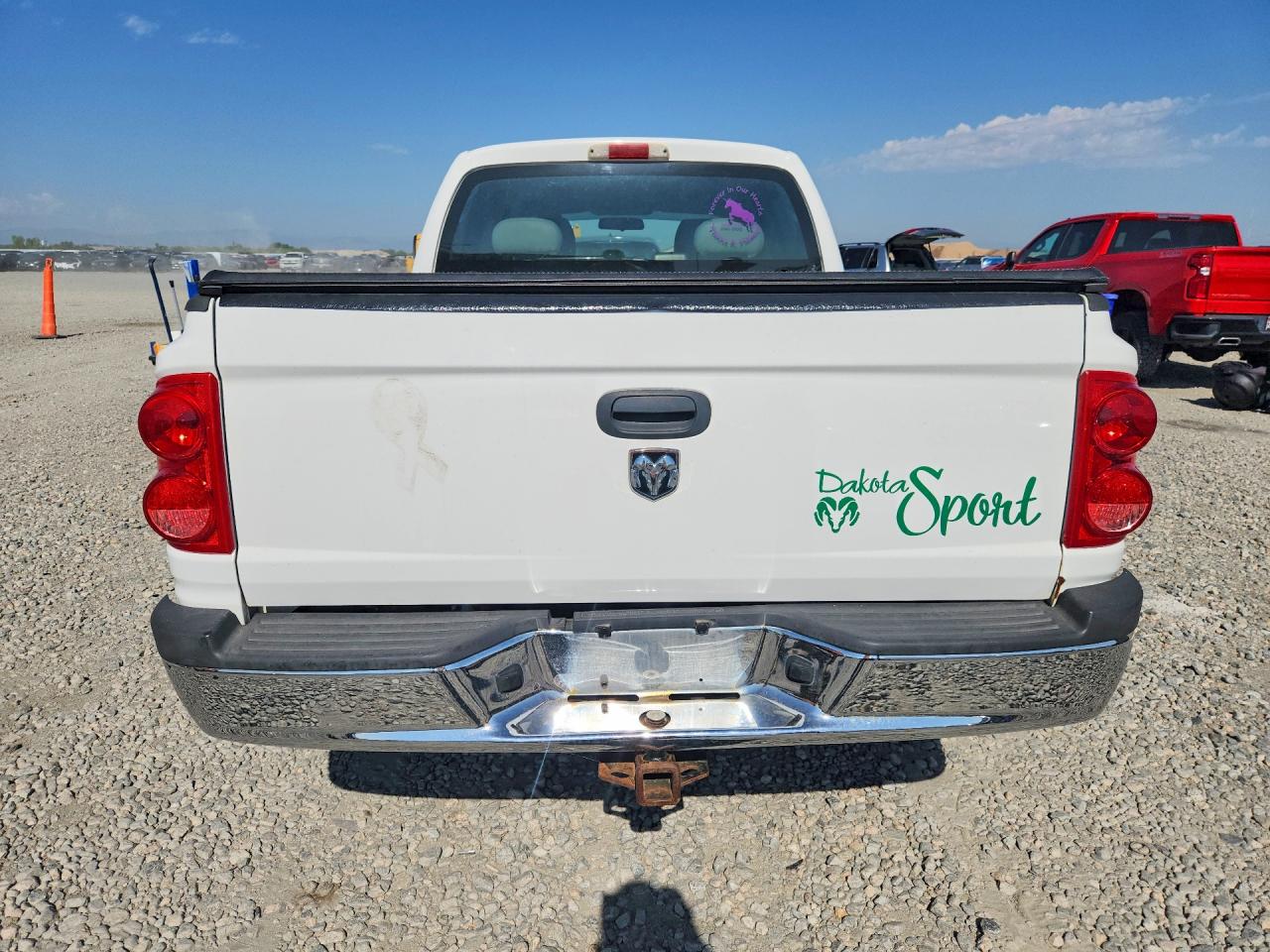 2010 Dodge Dakota Sxt White vin: 1D7CW3GK1AS188558