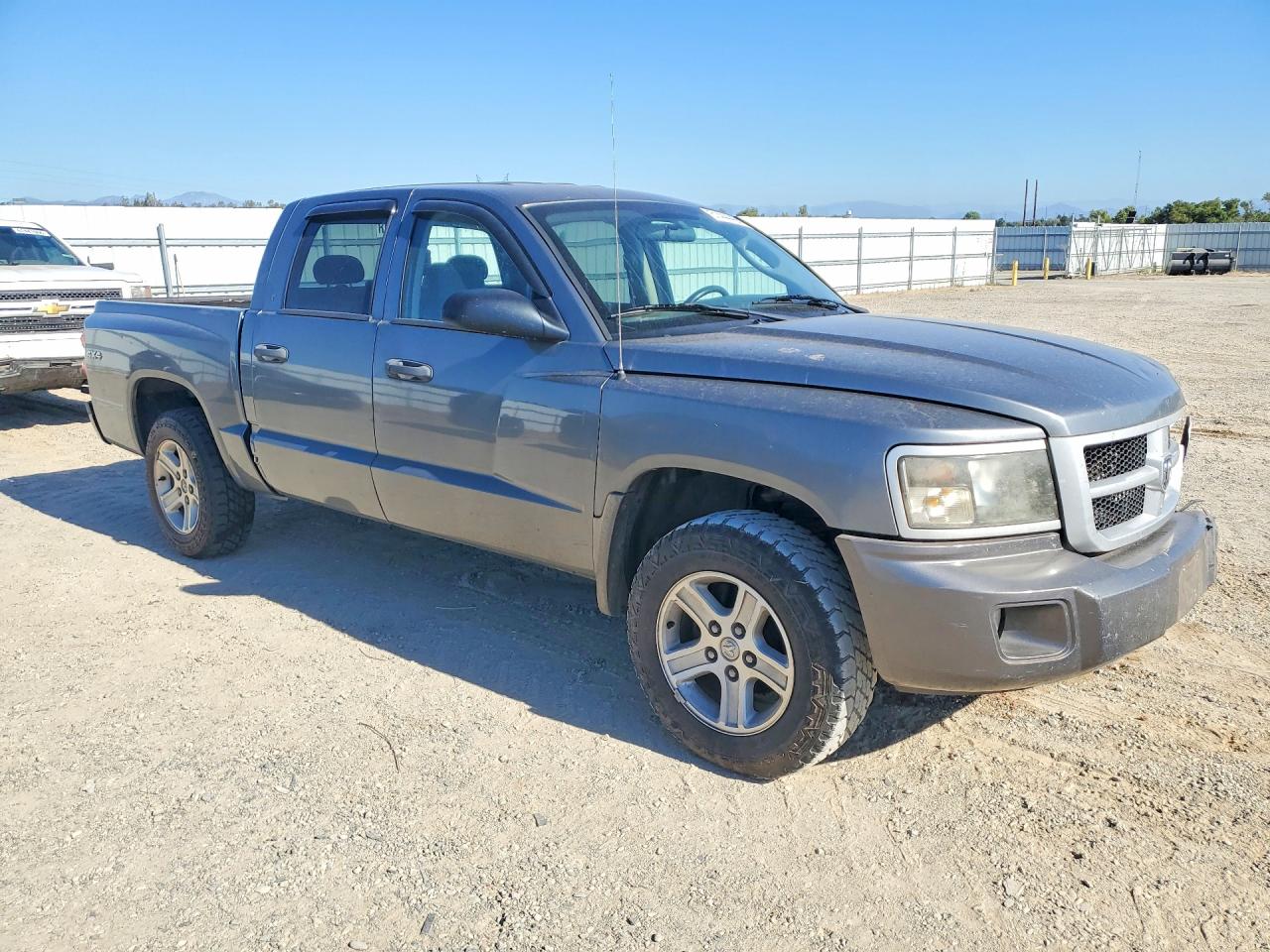 2010 Dodge Dakota Sxt Gray vin: 1D7CW3GK1AS221168
