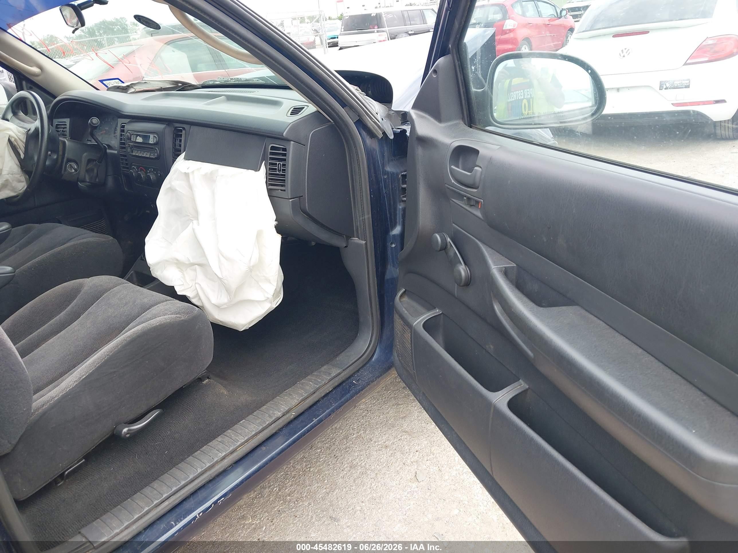 2004 Dodge Dakota   Blue vin: 1D7FL16K34S668925
