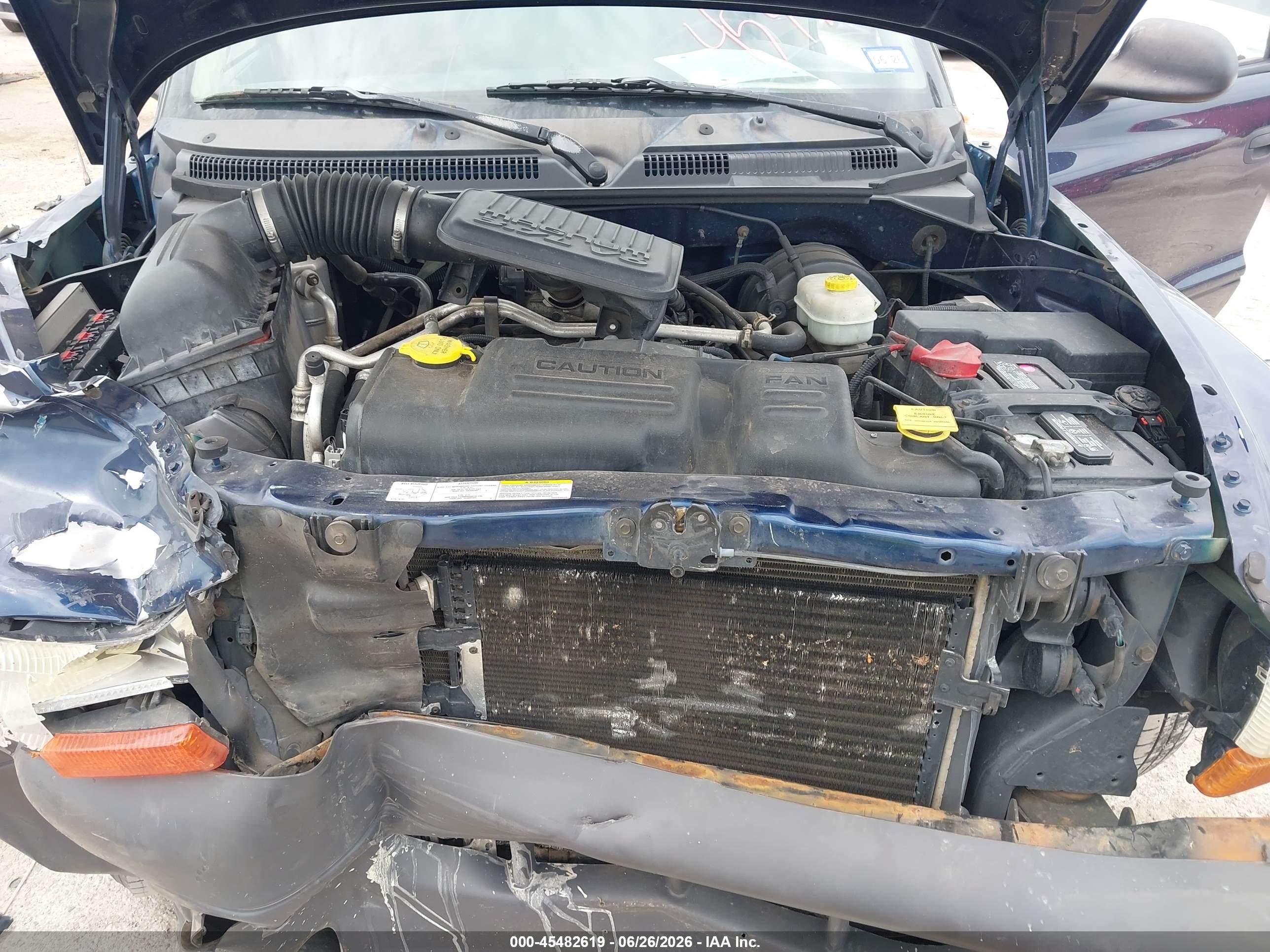 2004 Dodge Dakota   Blue vin: 1D7FL16K34S668925