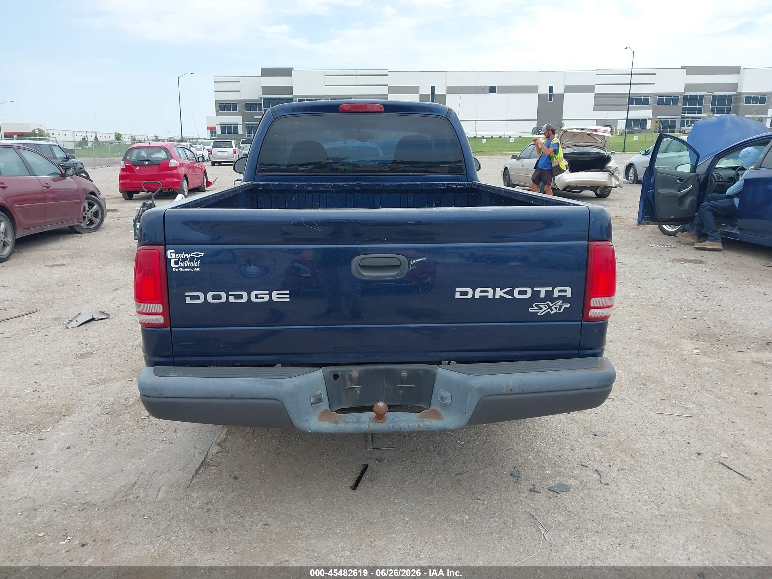 2004 Dodge Dakota   Blue vin: 1D7FL16K34S668925