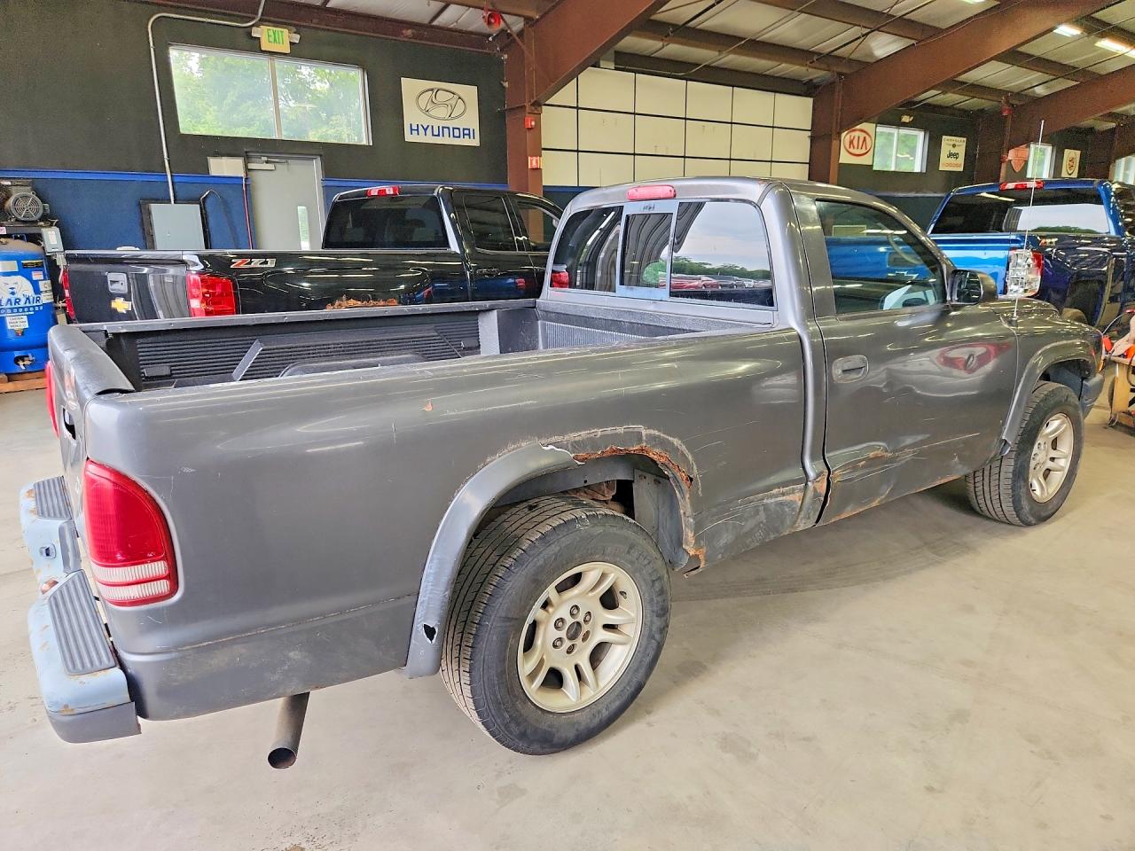 2004 Dodge Dakota Sxt Gray vin: 1D7FL16K44S533484