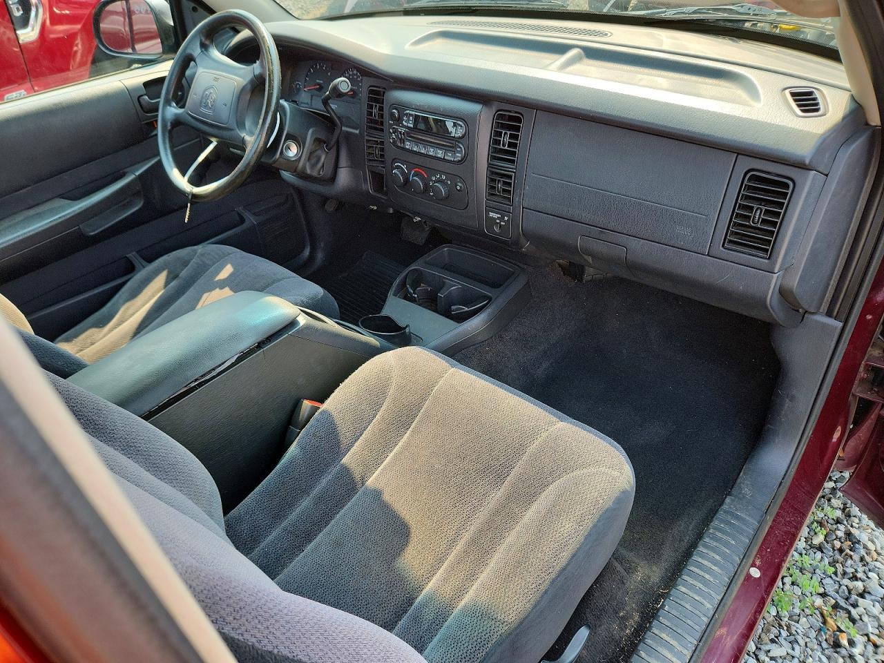 2003 Dodge Dakota Sxt Burgundy vin: 1D7FL16X33S191939