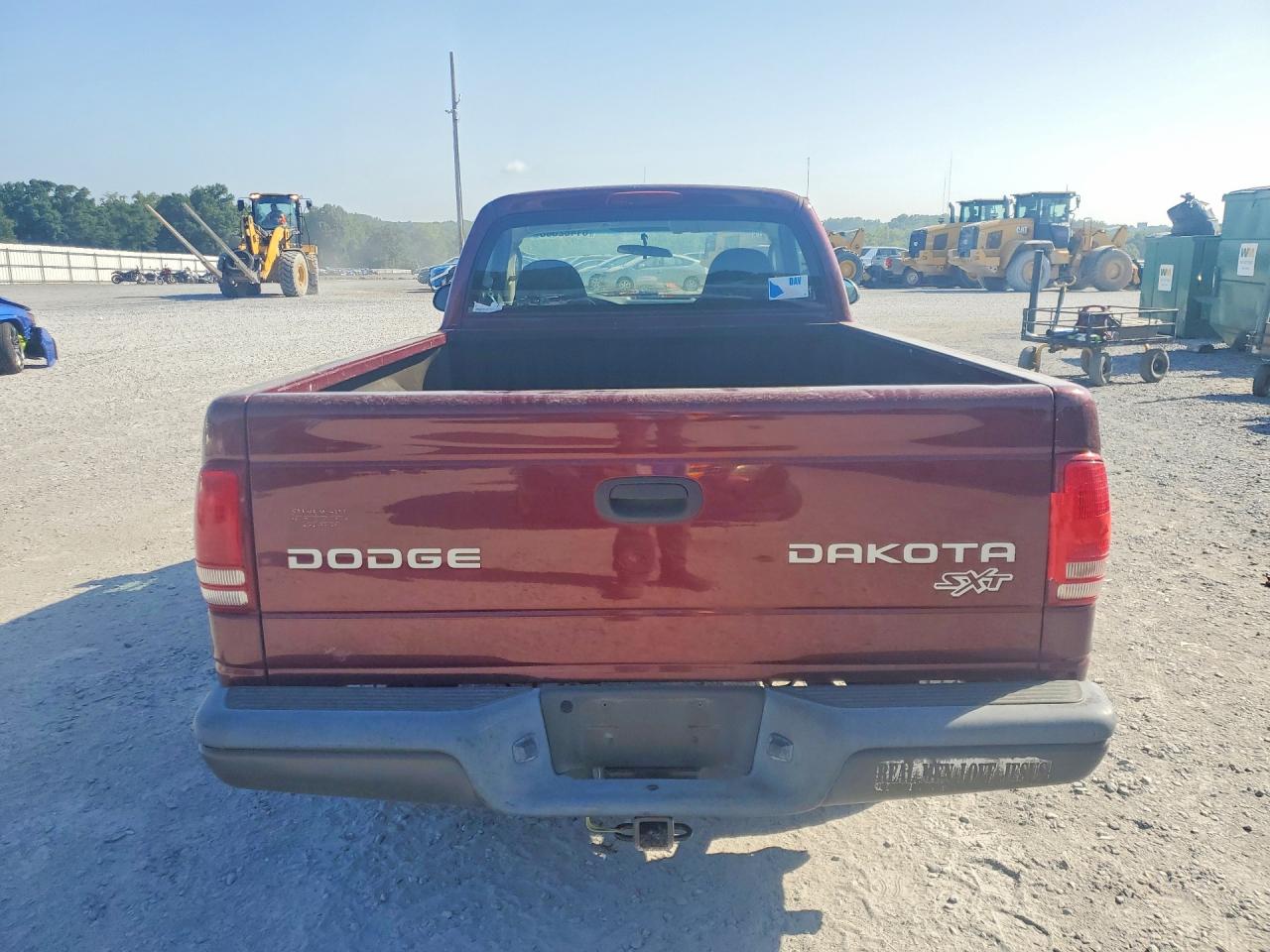 2003 Dodge Dakota Sxt Burgundy vin: 1D7FL16X33S191939