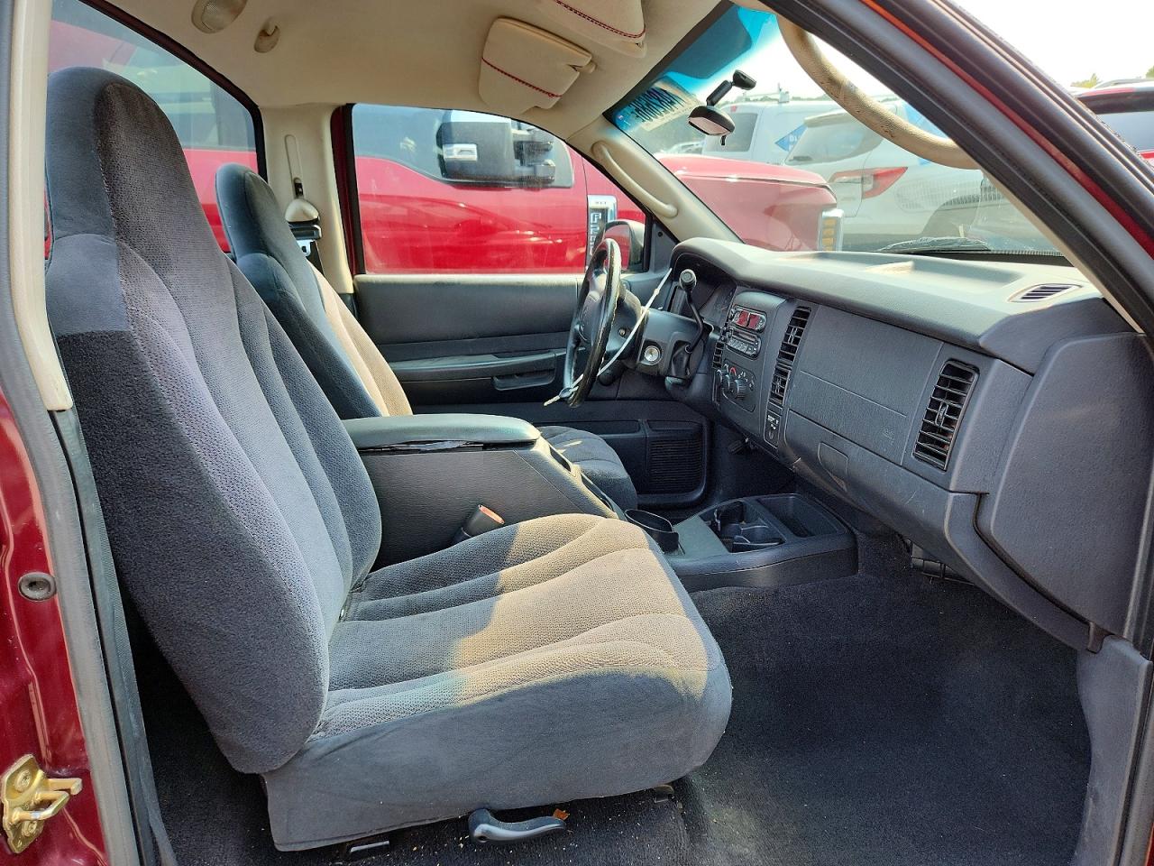 2003 Dodge Dakota Sxt Burgundy vin: 1D7FL16X33S191939