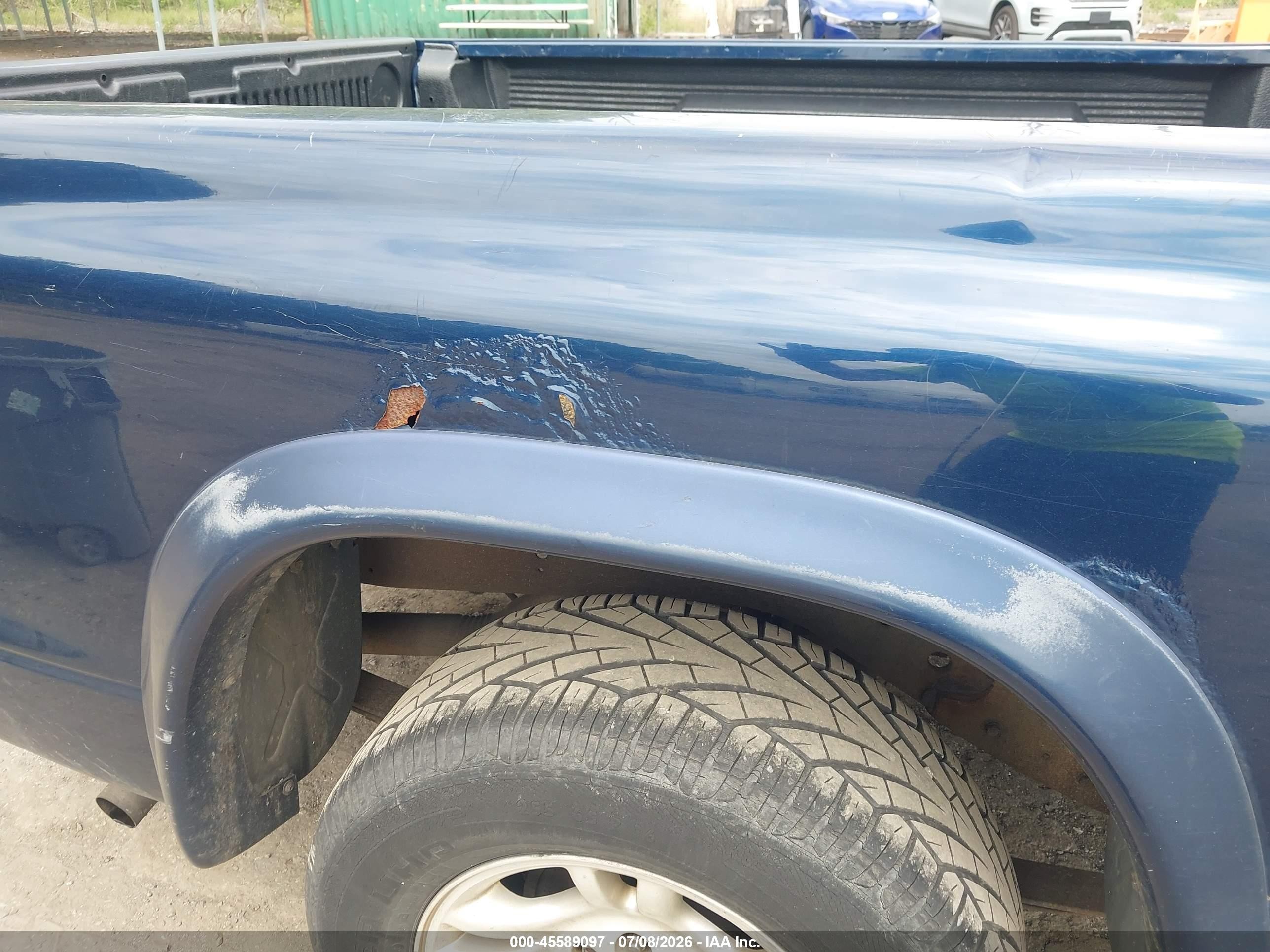 2003 Dodge Dakota   Blue vin: 1D7FL16X33S278935