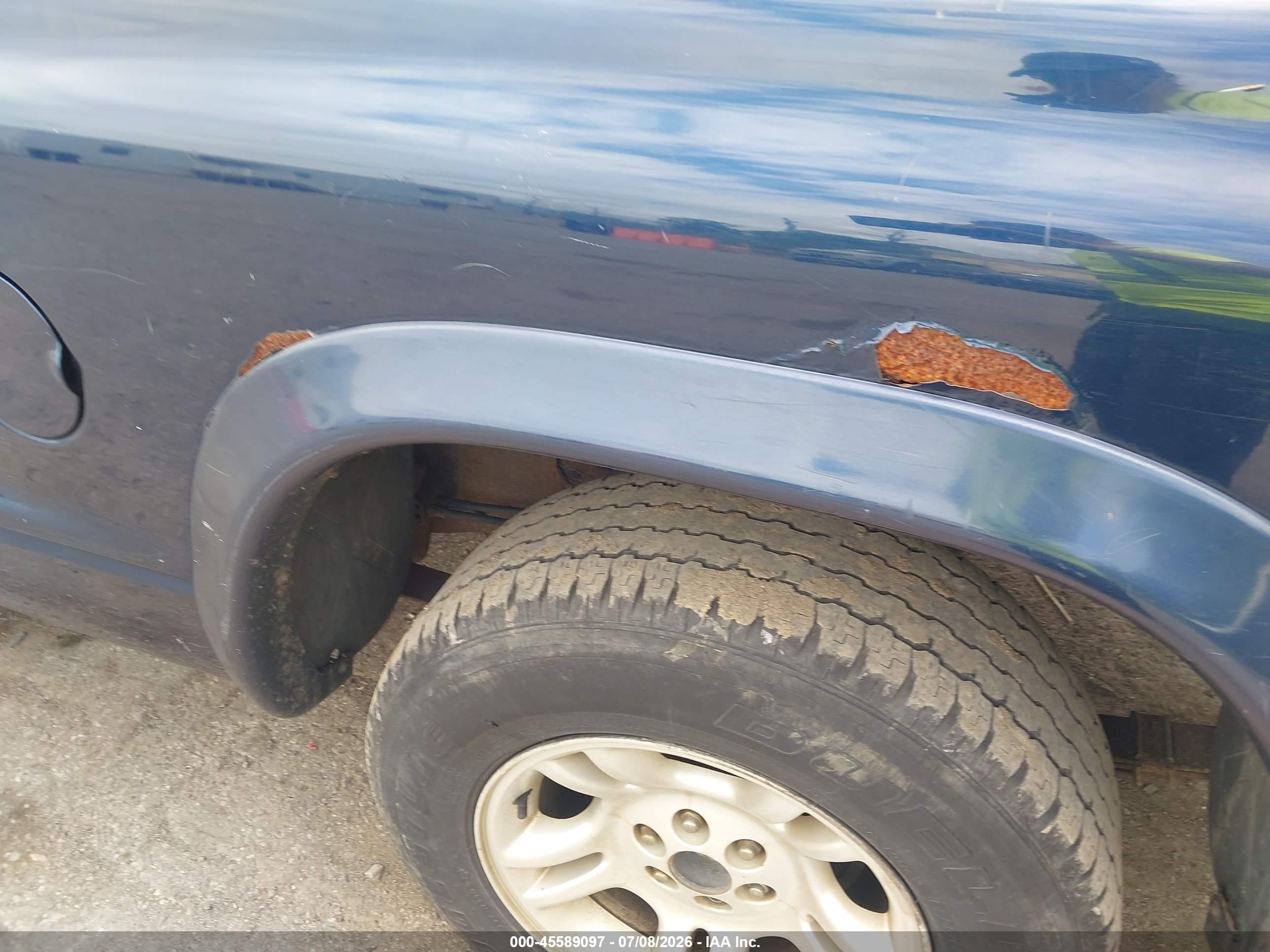 2003 Dodge Dakota   Blue vin: 1D7FL16X33S278935