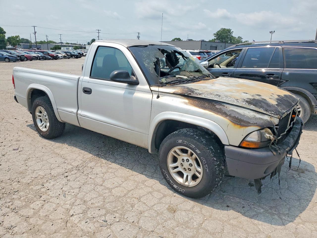 2003 Dodge Dakota Sxt Silver vin: 1D7FL16X43S228562