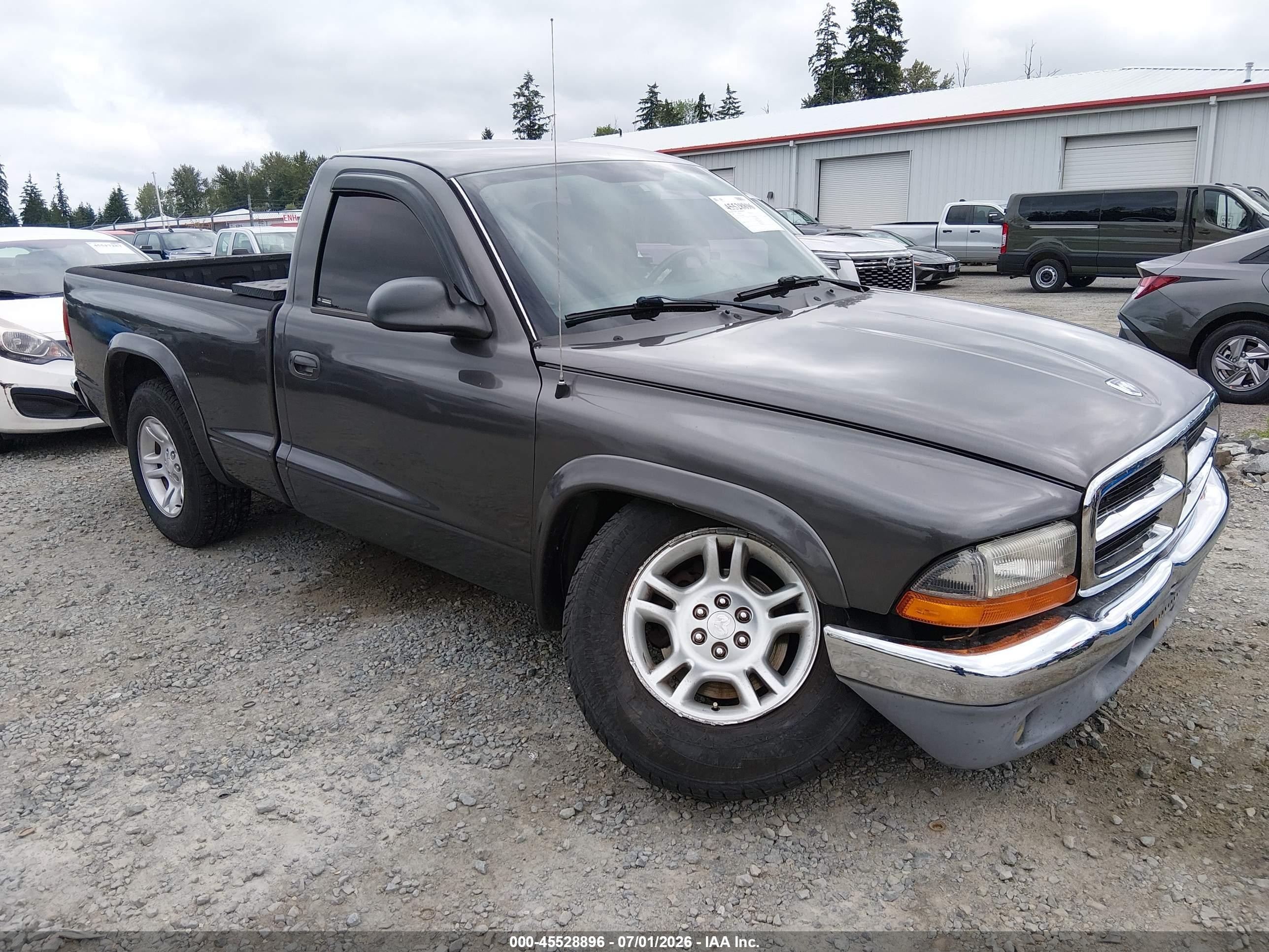 2003 Dodge Dakota   Gray vin: 1D7FL16X53S184488