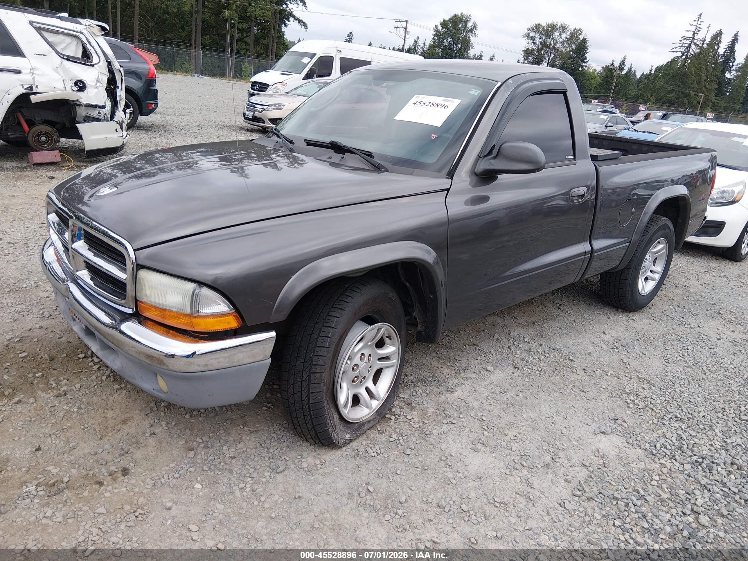 2003 Dodge Dakota   Gray vin: 1D7FL16X53S184488