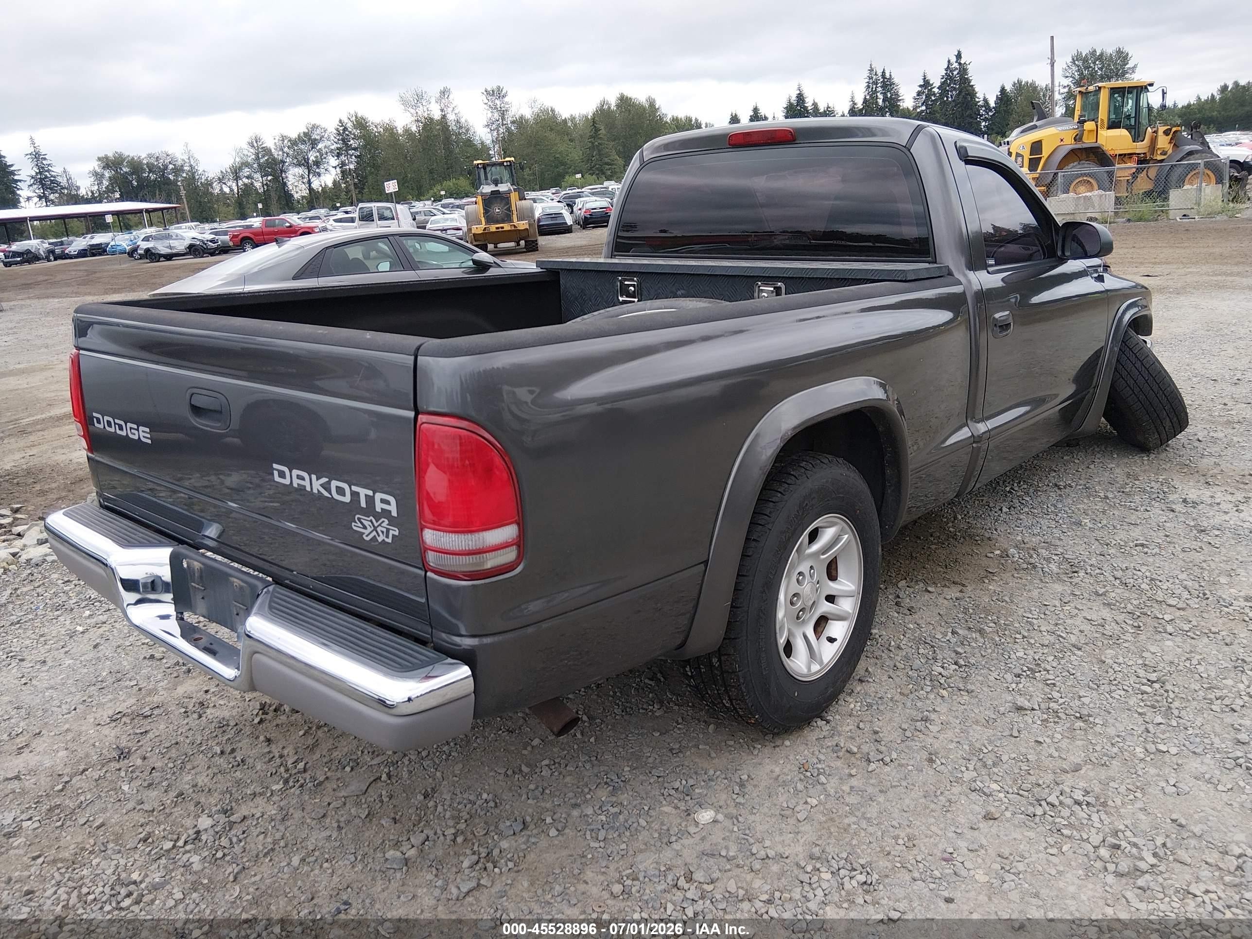 2003 Dodge Dakota   Gray vin: 1D7FL16X53S184488