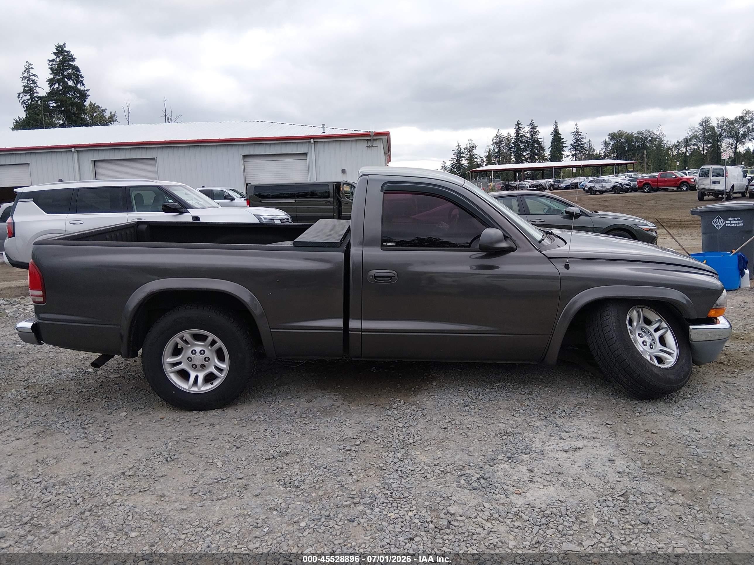 2003 Dodge Dakota   Gray vin: 1D7FL16X53S184488