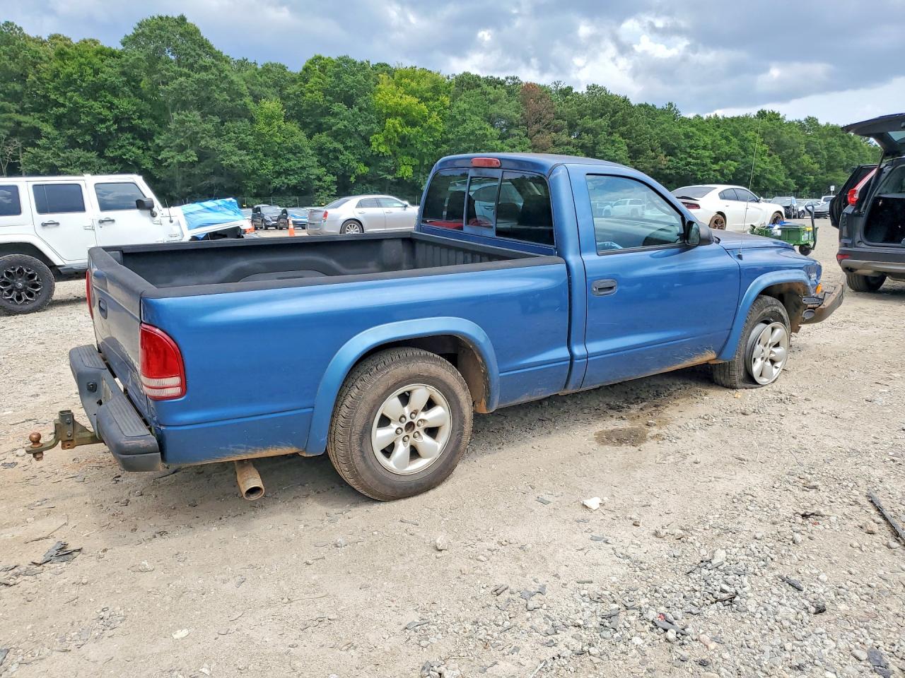 2003 Dodge Dakota Sxt Blue vin: 1D7FL16X63S381511