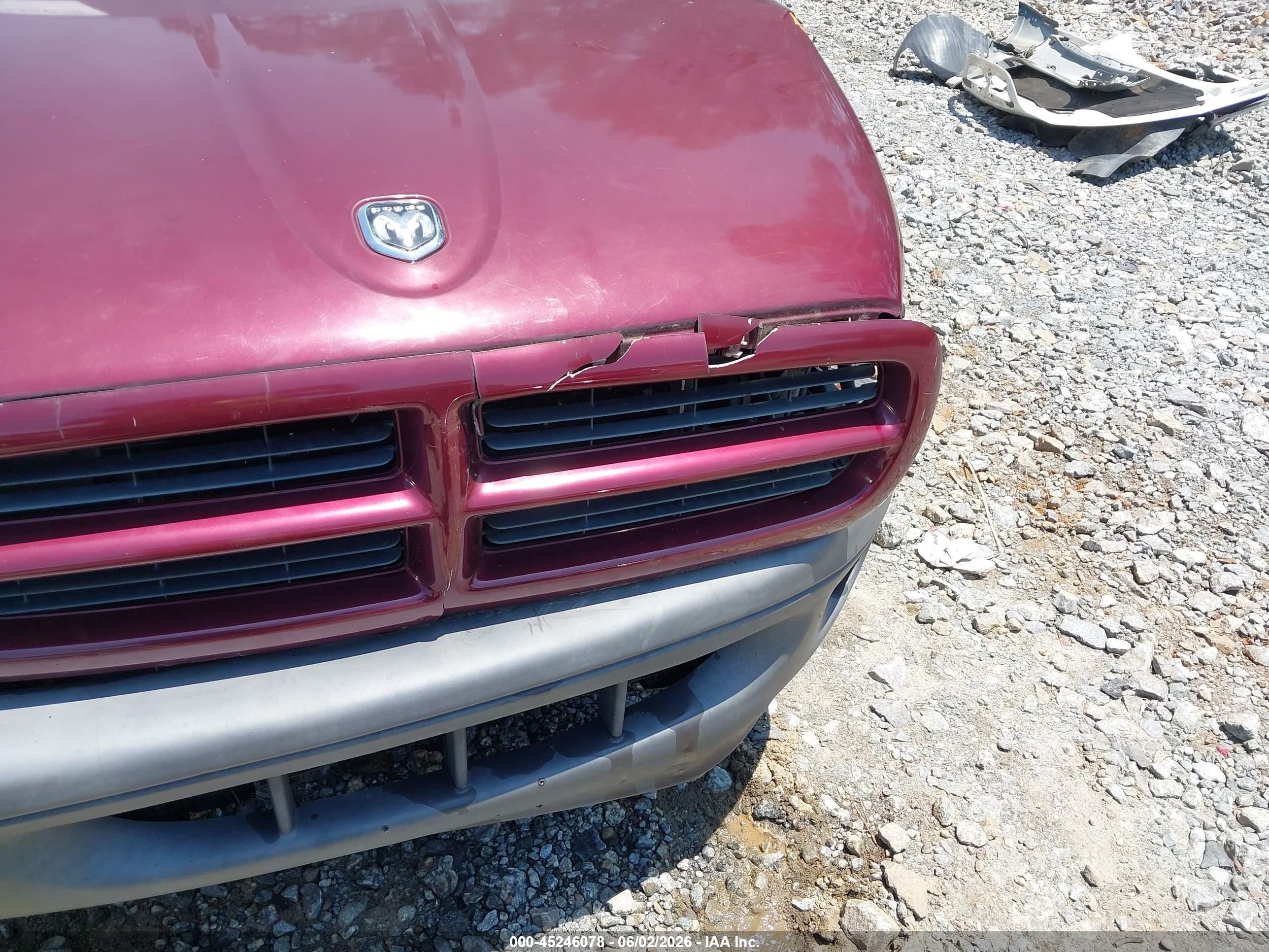 2003 Dodge Dakota   Burgundy vin: 1D7FL16X83S198482