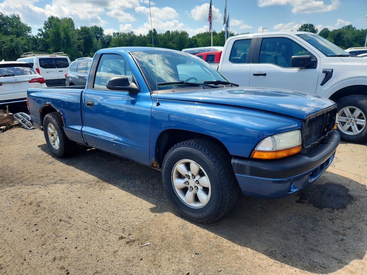 2004 Dodge Dakota Sport Blue vin: 1D7FL36K64S676836