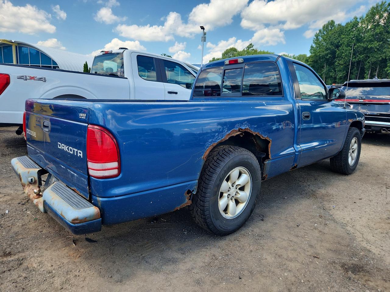 2004 Dodge Dakota Sport Blue vin: 1D7FL36K64S676836