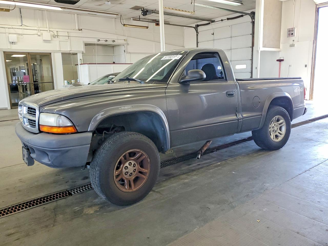 2004 Dodge Dakota Sxt Charcoal vin: 1D7GG16K54S664318