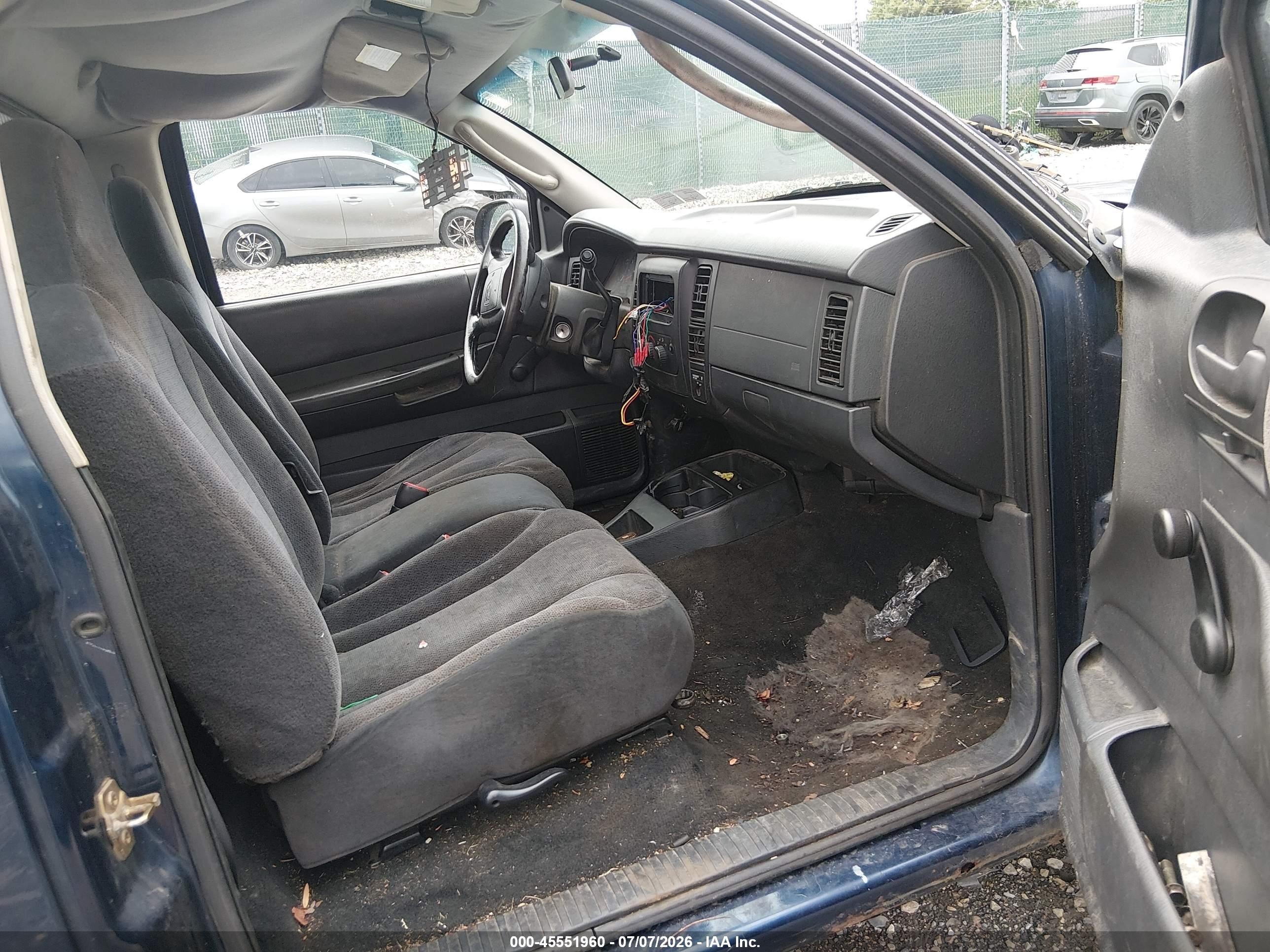 2004 Dodge Dakota Sport Blue vin: 1D7GG36K84S700627