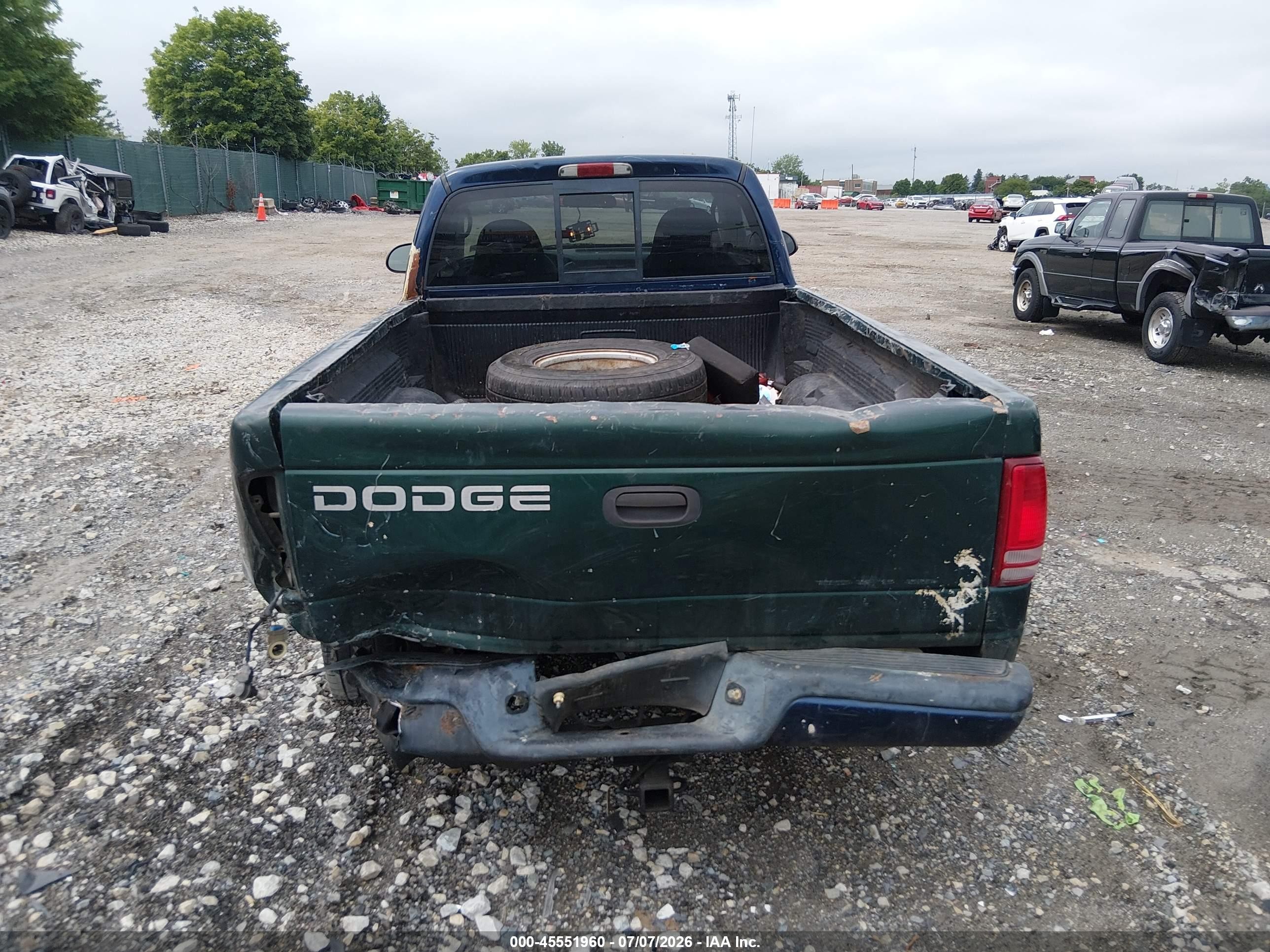 2004 Dodge Dakota Sport Blue vin: 1D7GG36K84S700627