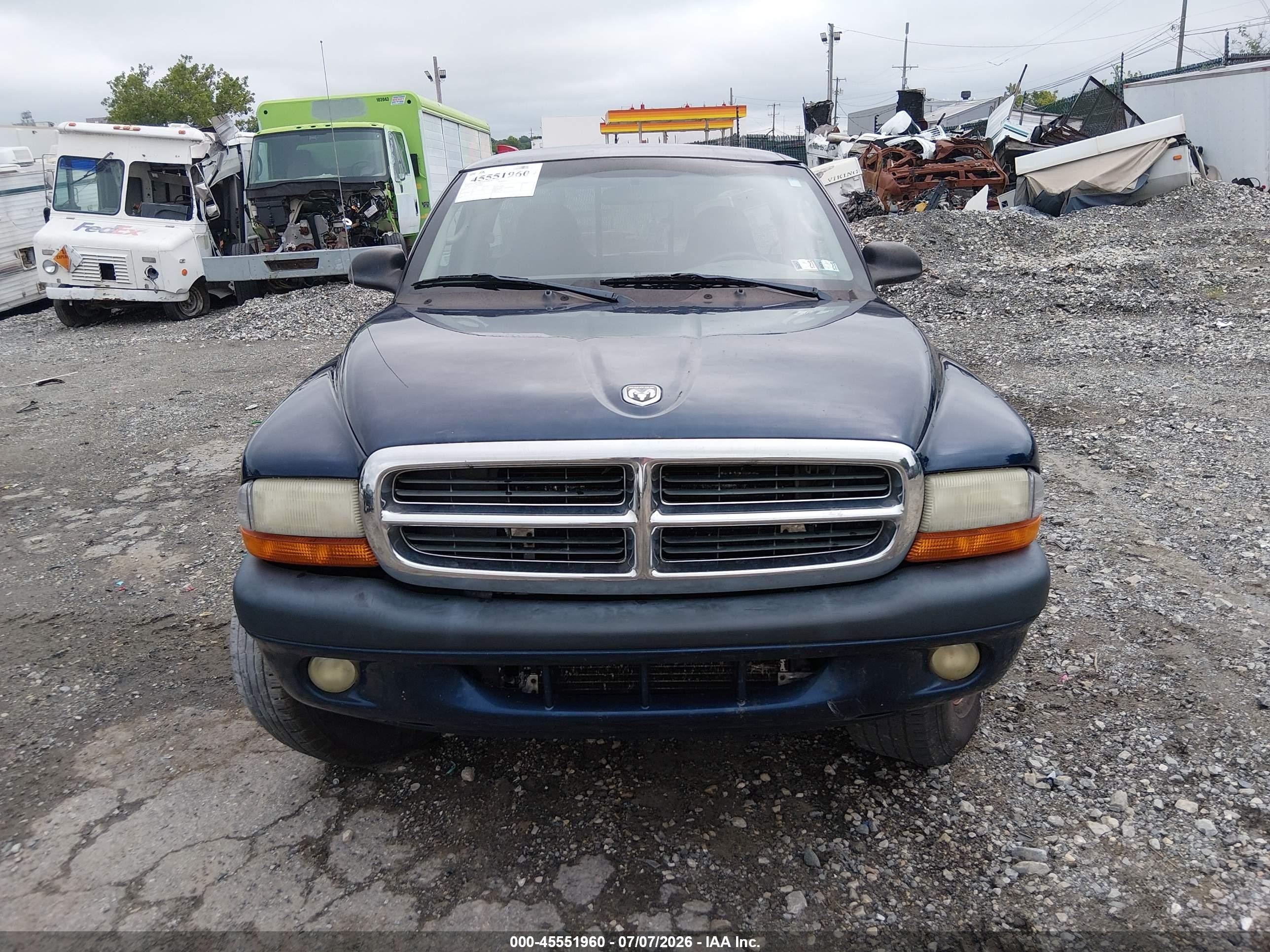 2004 Dodge Dakota Sport Blue vin: 1D7GG36K84S700627