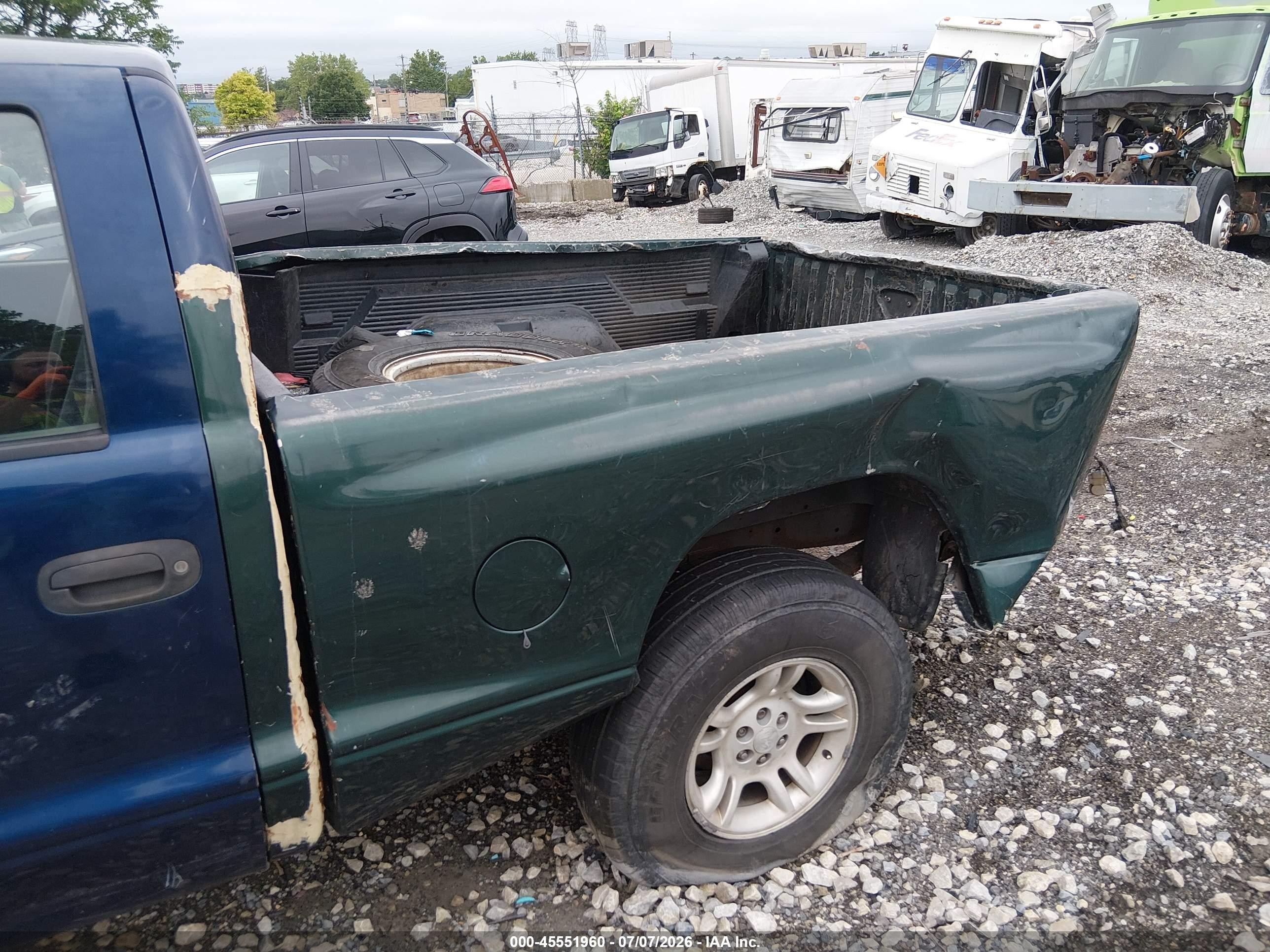 2004 Dodge Dakota Sport Blue vin: 1D7GG36K84S700627