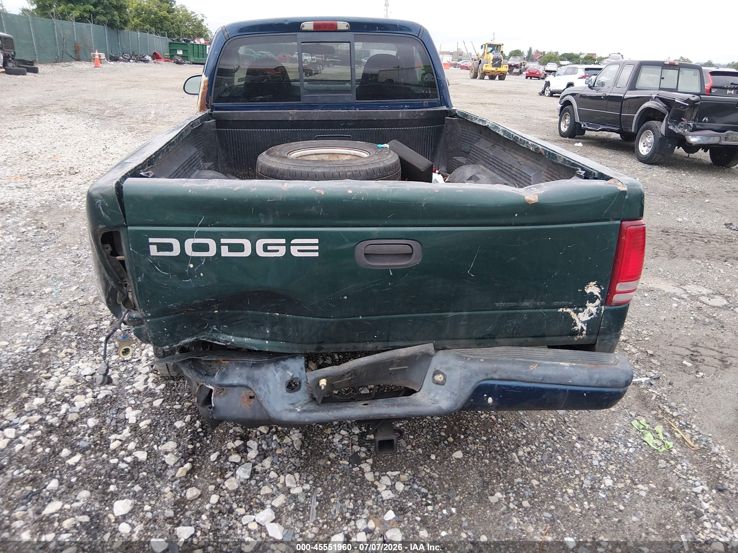 2004 Dodge Dakota Sport Blue vin: 1D7GG36K84S700627