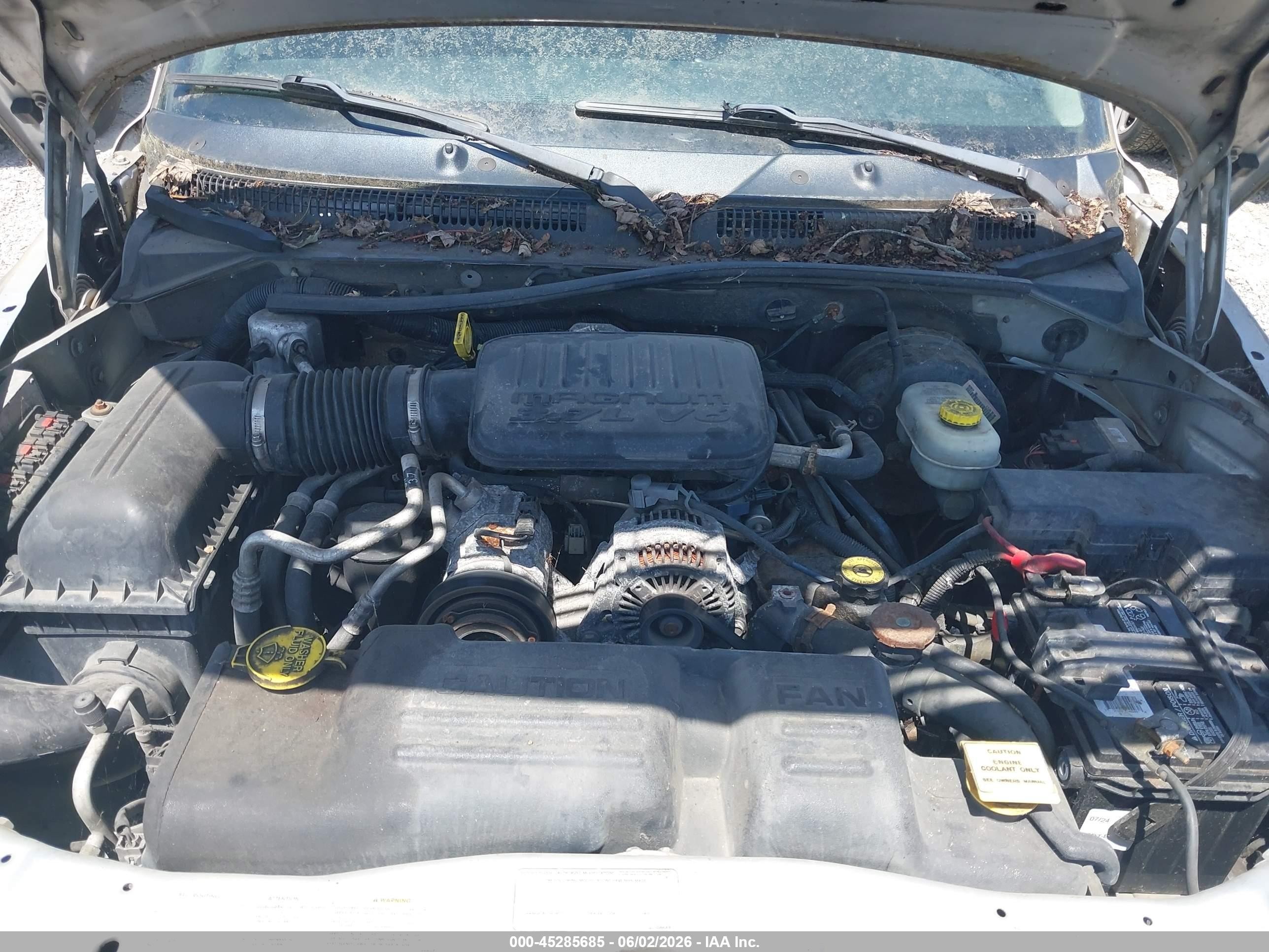 2004 Dodge Dakota   Silver vin: 1D7GL12K04S715239