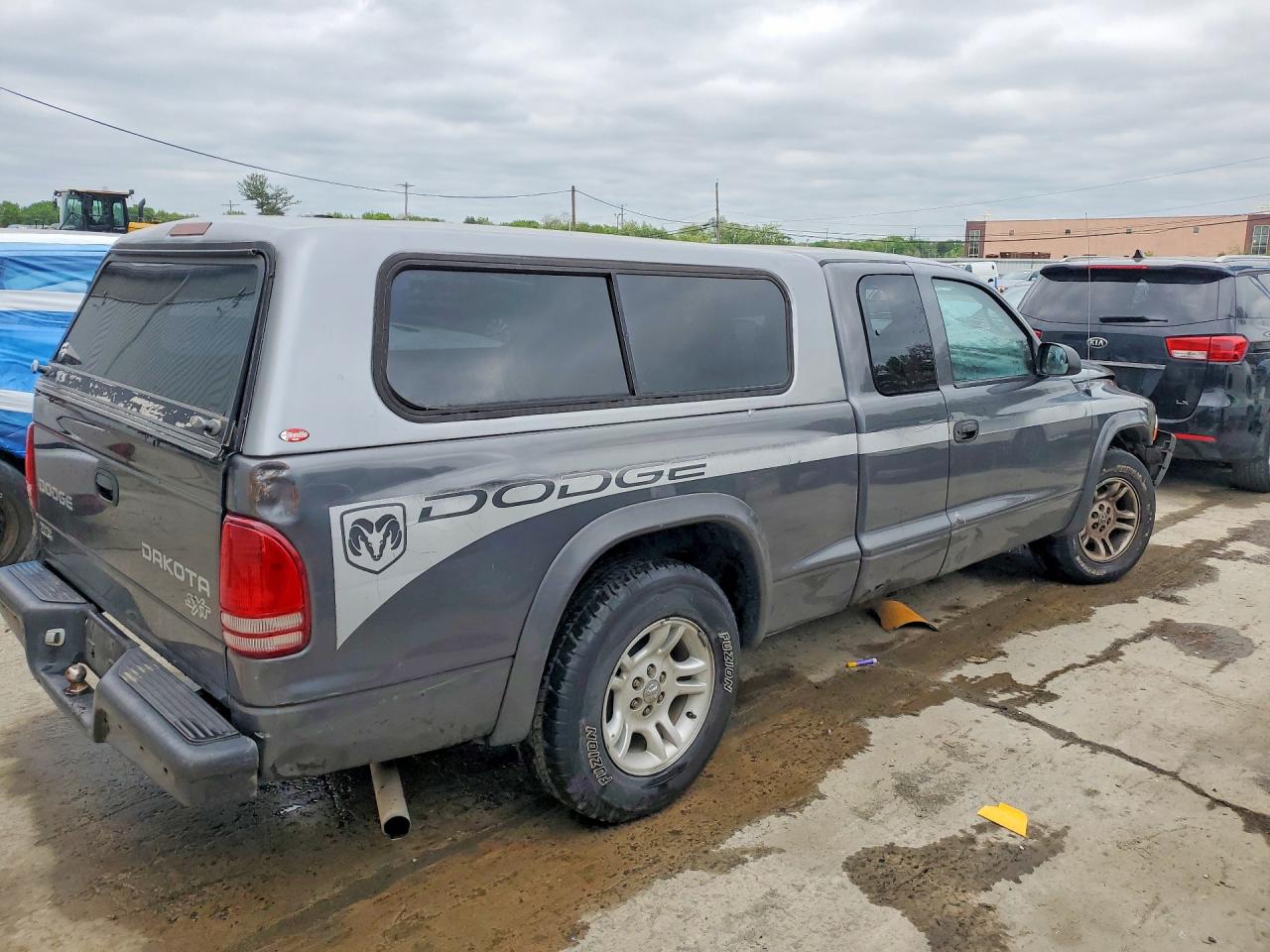 2004 Dodge Dakota Sxt Gray vin: 1D7GL12K74S540150