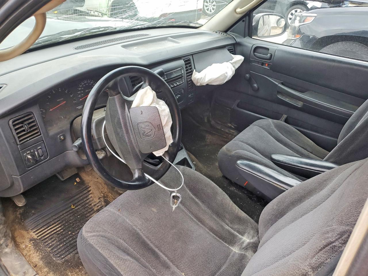 2004 Dodge Dakota Sxt Gray vin: 1D7GL12K74S540150