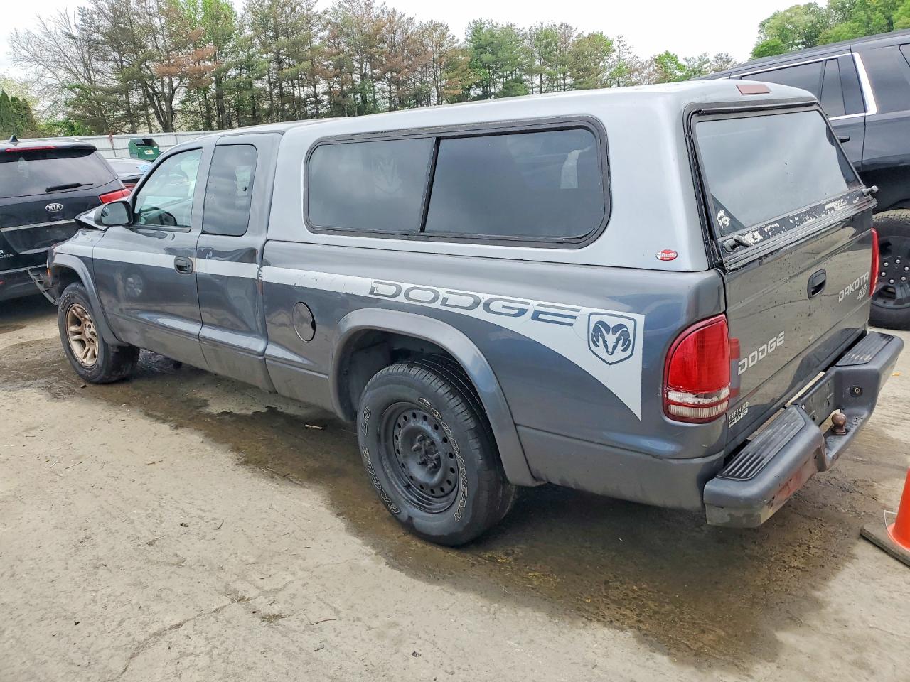 2004 Dodge Dakota Sxt Gray vin: 1D7GL12K74S540150