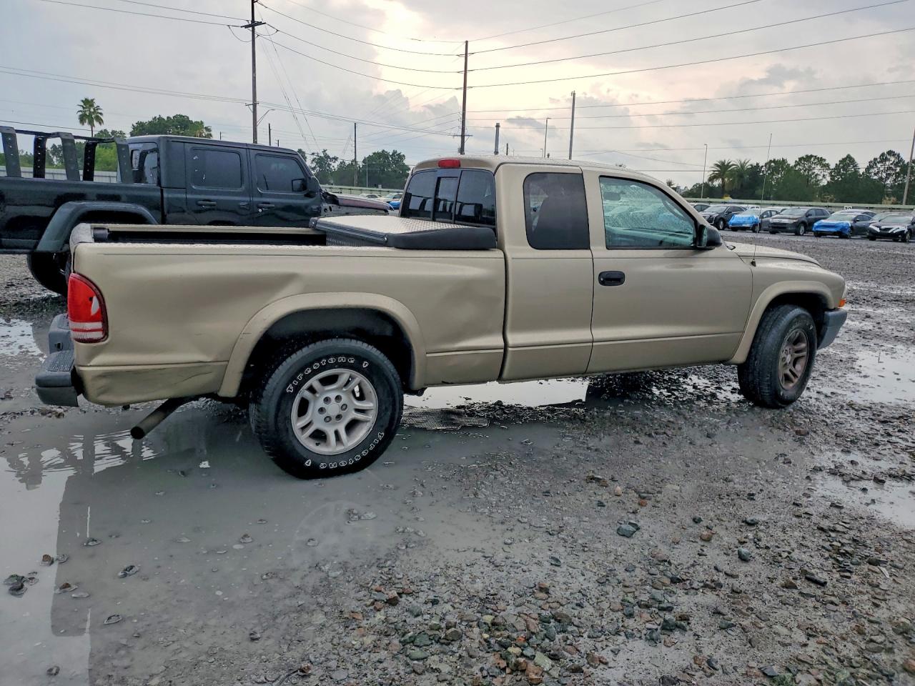 2004 Dodge Dakota Sxt Золотой vin: 1D7GL12K74S627062