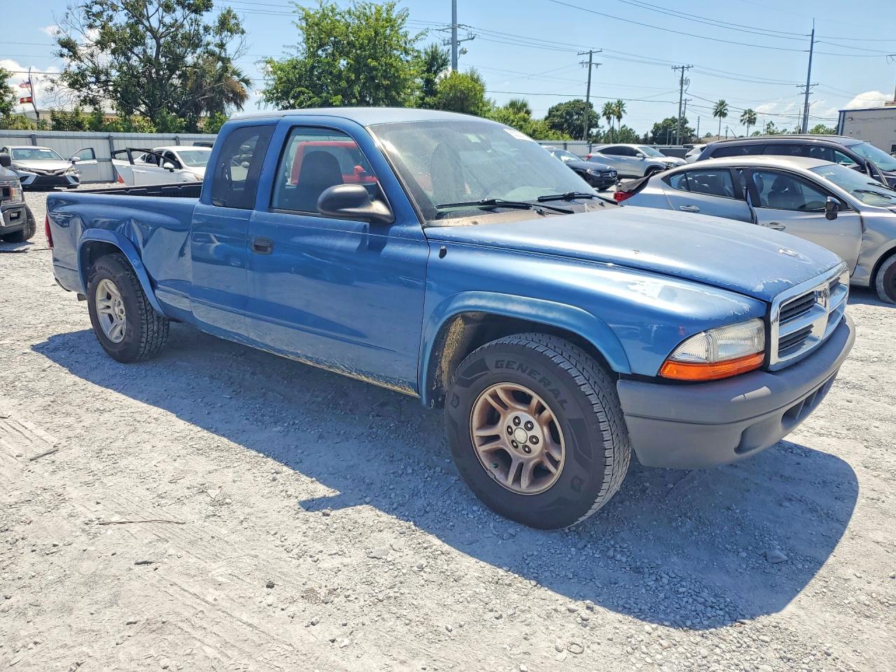 2004 Dodge Dakota Sxt Blue vin: 1D7GL12K84S602283