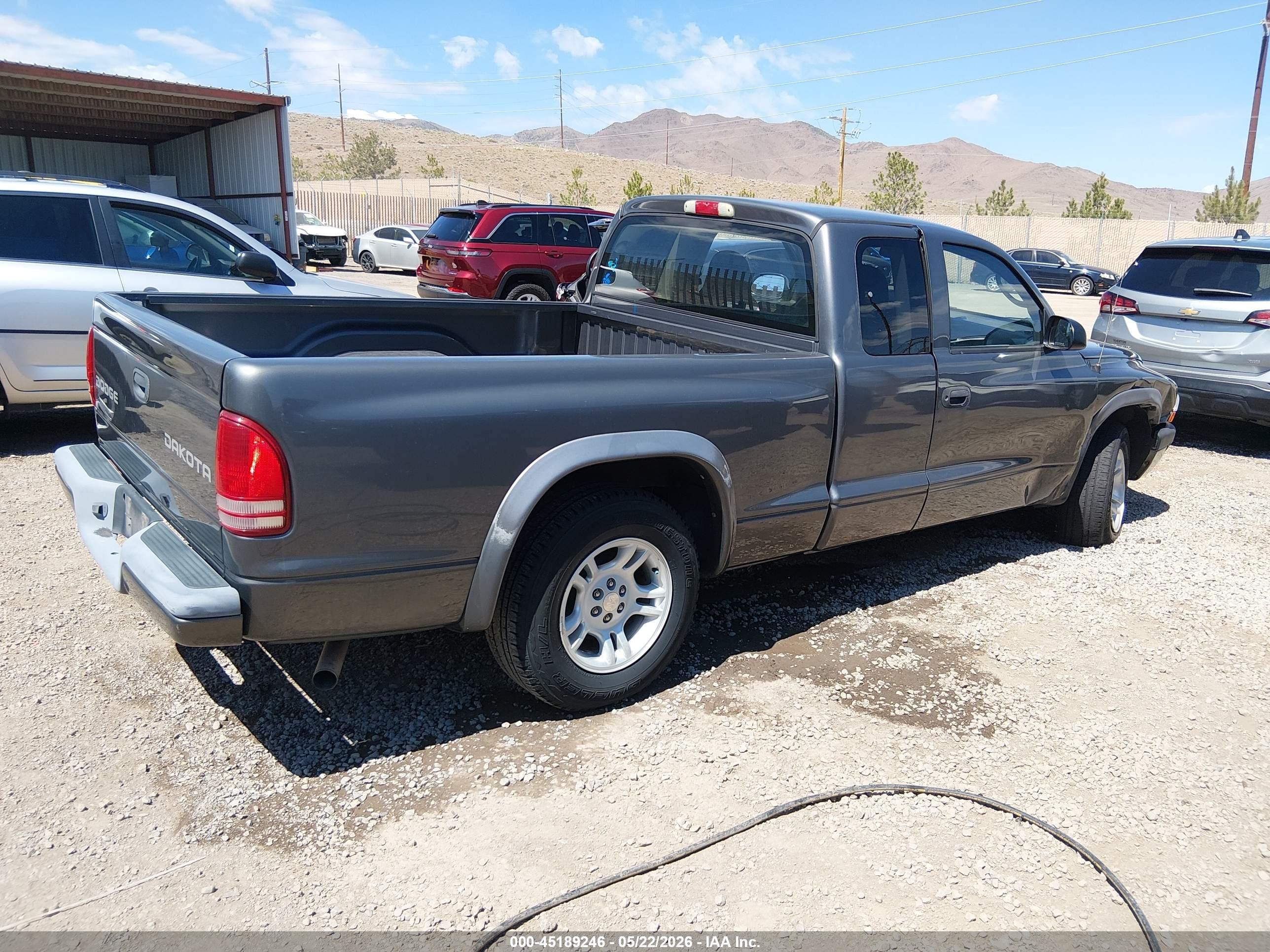 2004 Dodge Dakota Sport Gray vin: 1D7GL32K24S621410