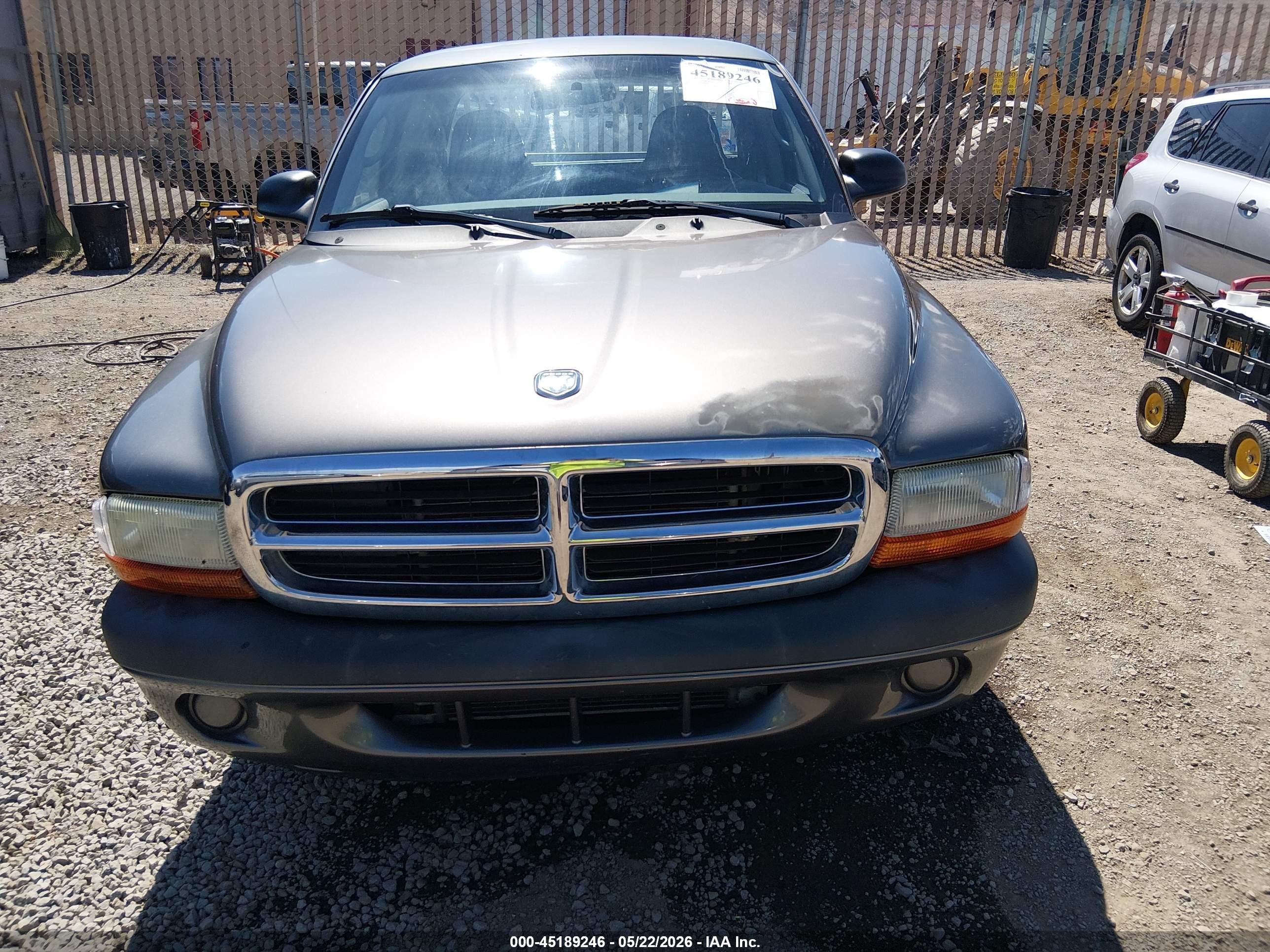 2004 Dodge Dakota Sport Gray vin: 1D7GL32K24S621410