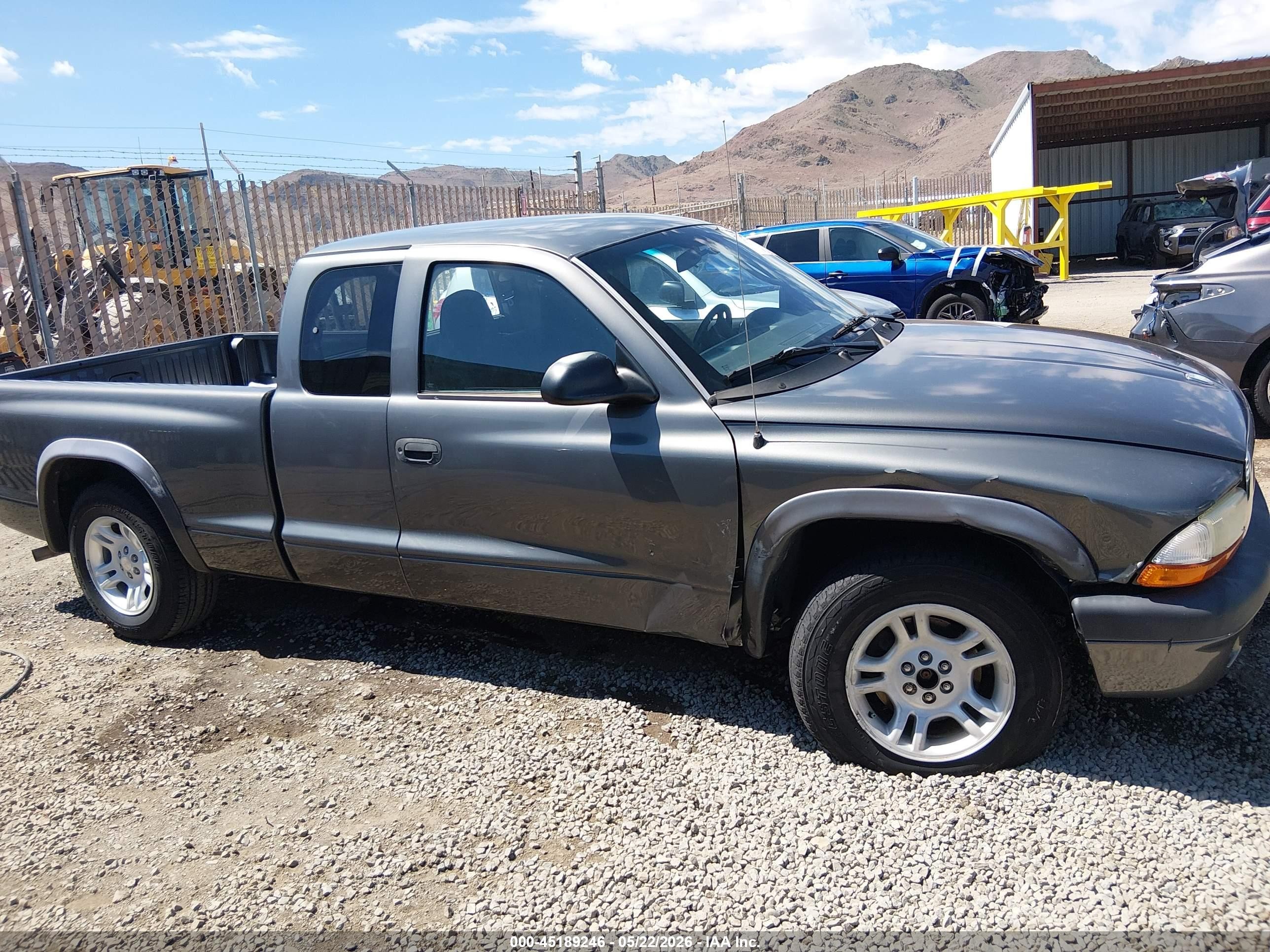 2004 Dodge Dakota Sport Gray vin: 1D7GL32K24S621410