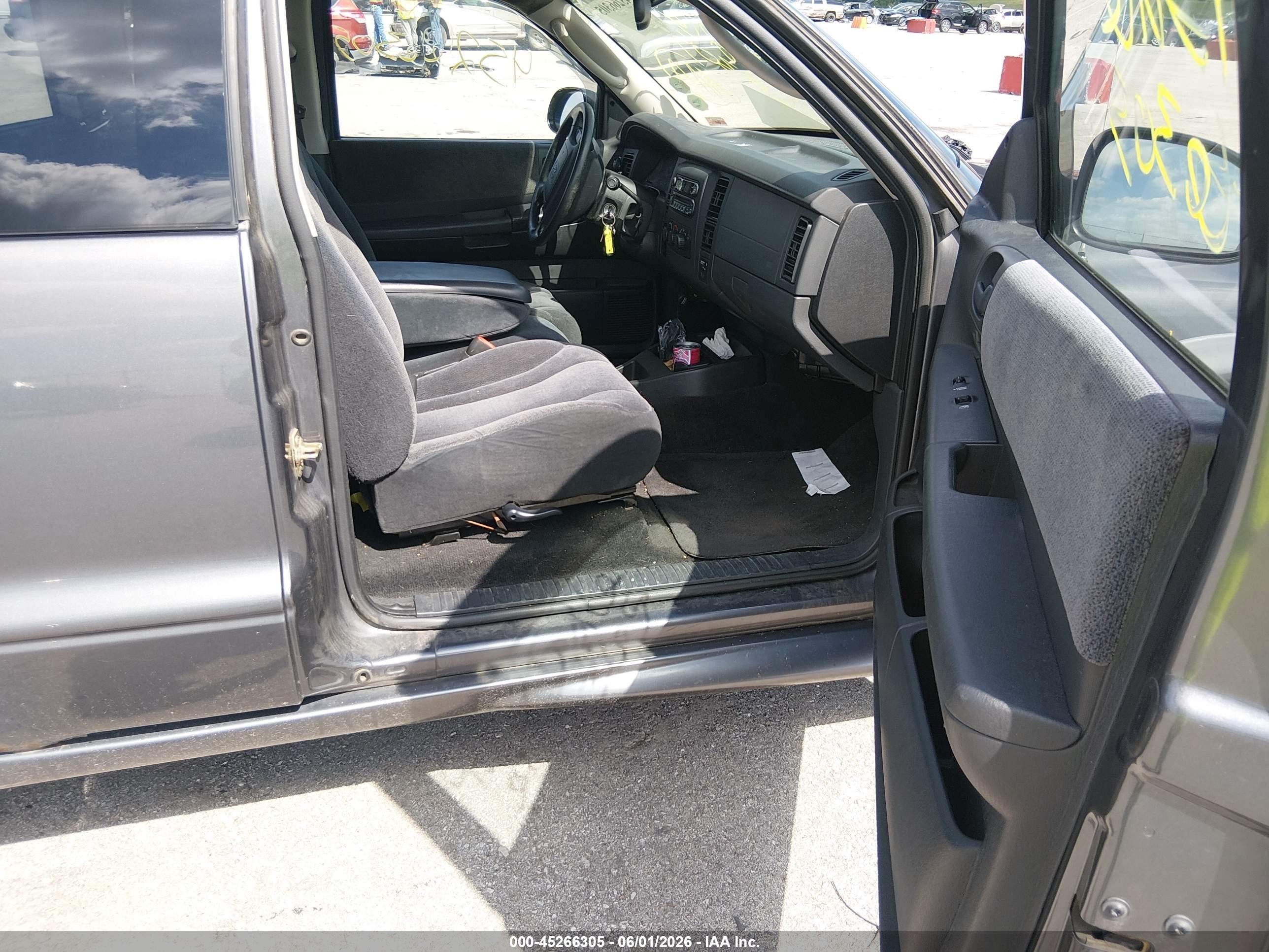 2004 Dodge Dakota Sport Gray vin: 1D7GL32K44S553742