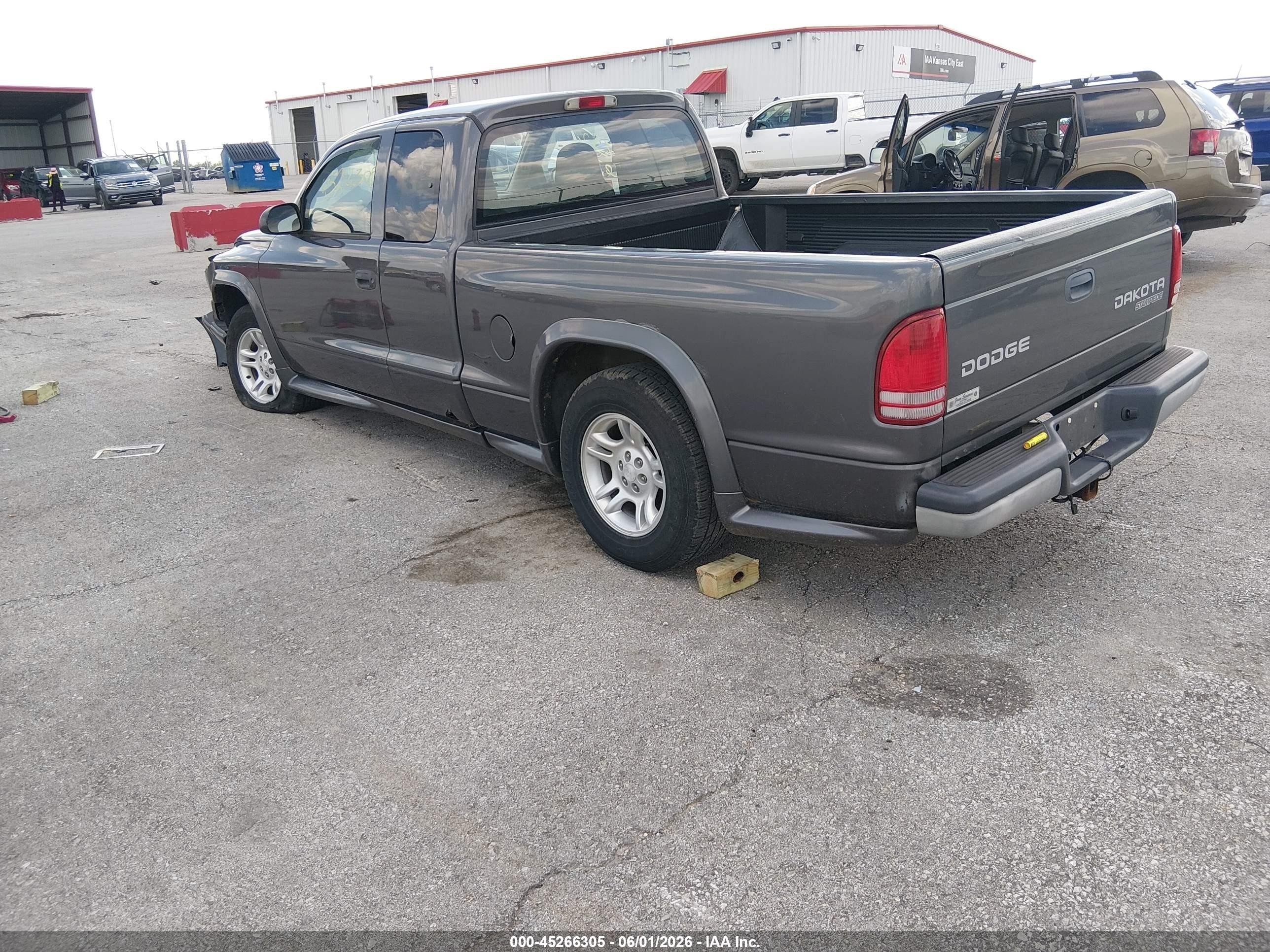 2004 Dodge Dakota Sport Gray vin: 1D7GL32K44S553742