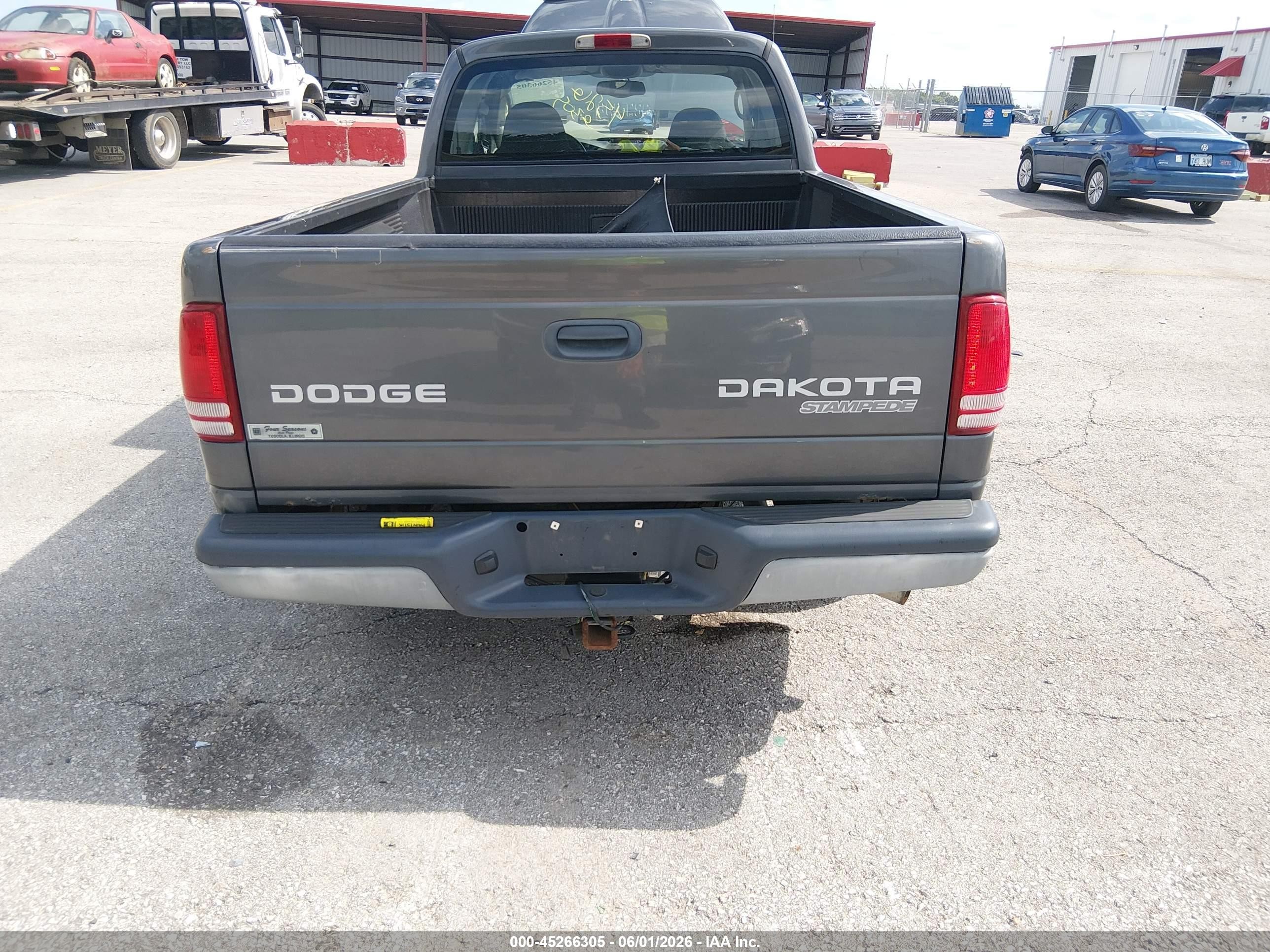 2004 Dodge Dakota Sport Gray vin: 1D7GL32K44S553742