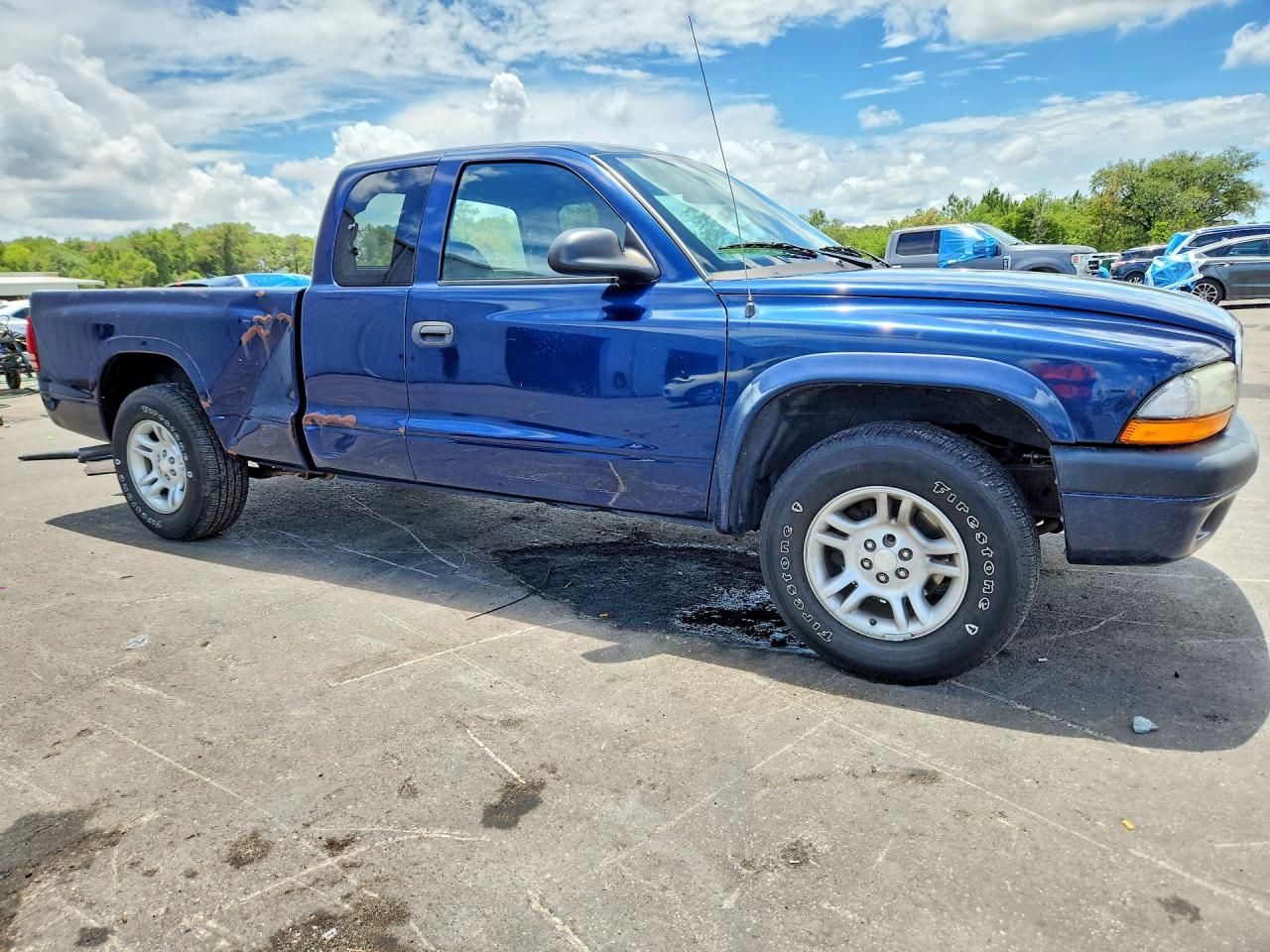 2004 Dodge Dakota Sport Blue vin: 1D7GL32K64S745244