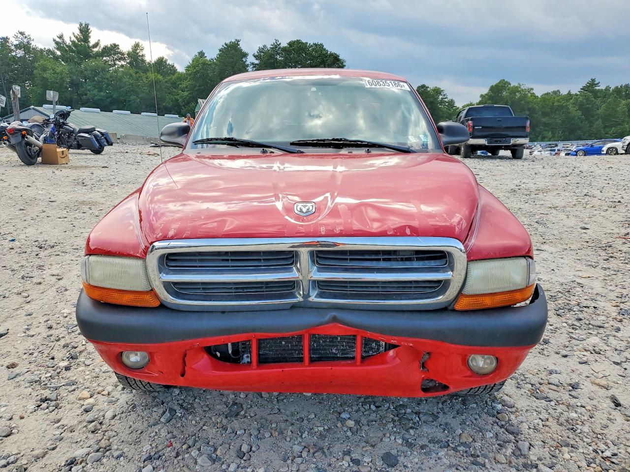 2004 Dodge Dakota Sport Red vin: 1D7GL32K74S736990