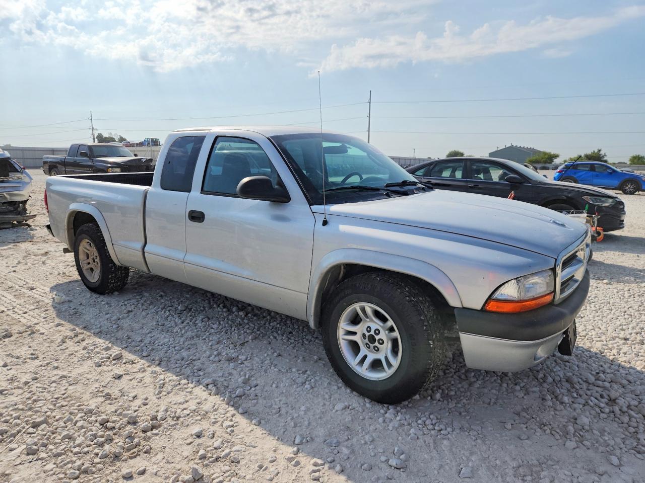 2004 Dodge Dakota Sport Silver vin: 1D7GL32K94S747683