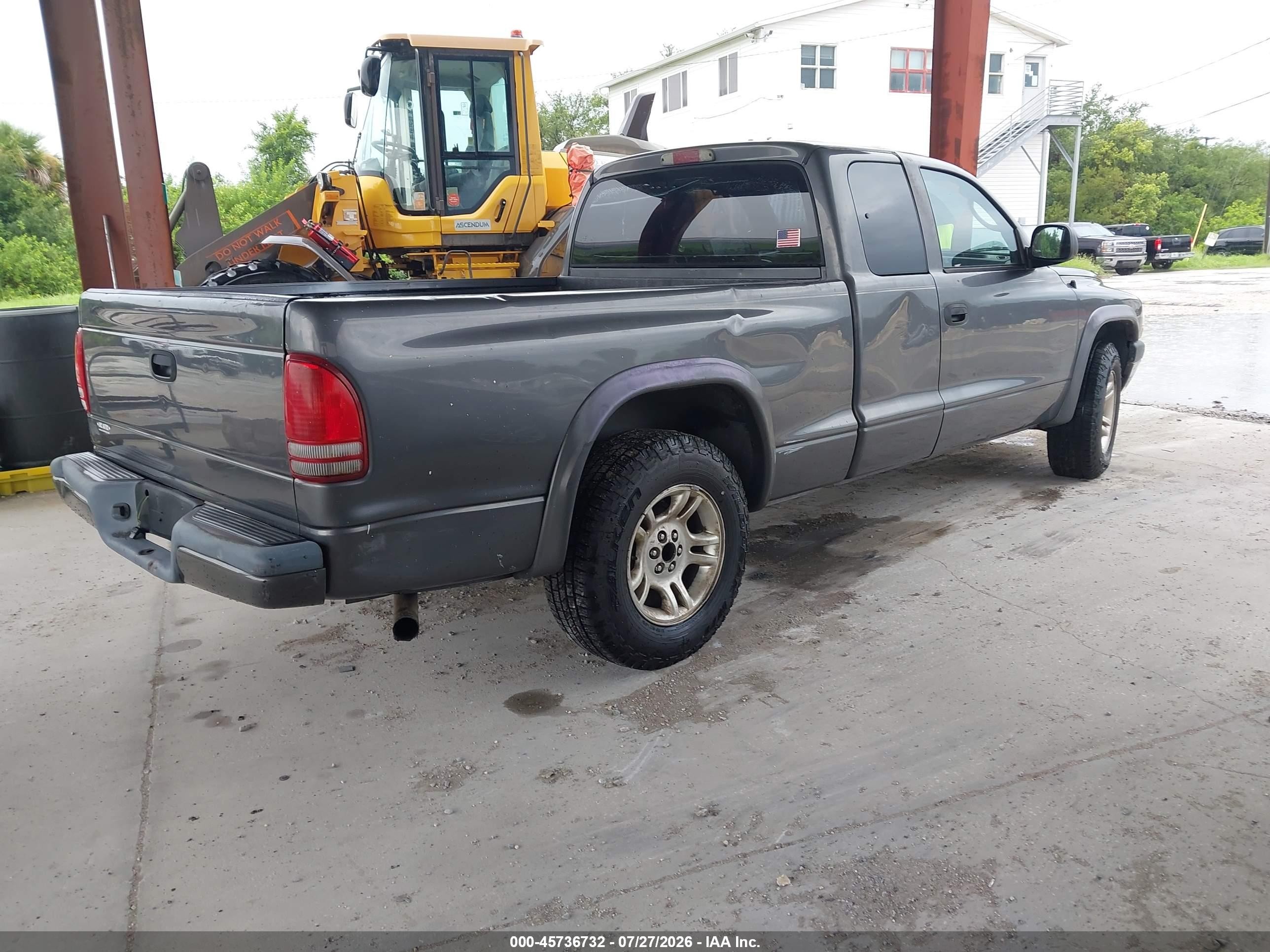 2004 Dodge Dakota Sport Gray vin: 1D7GL32KX4S565376