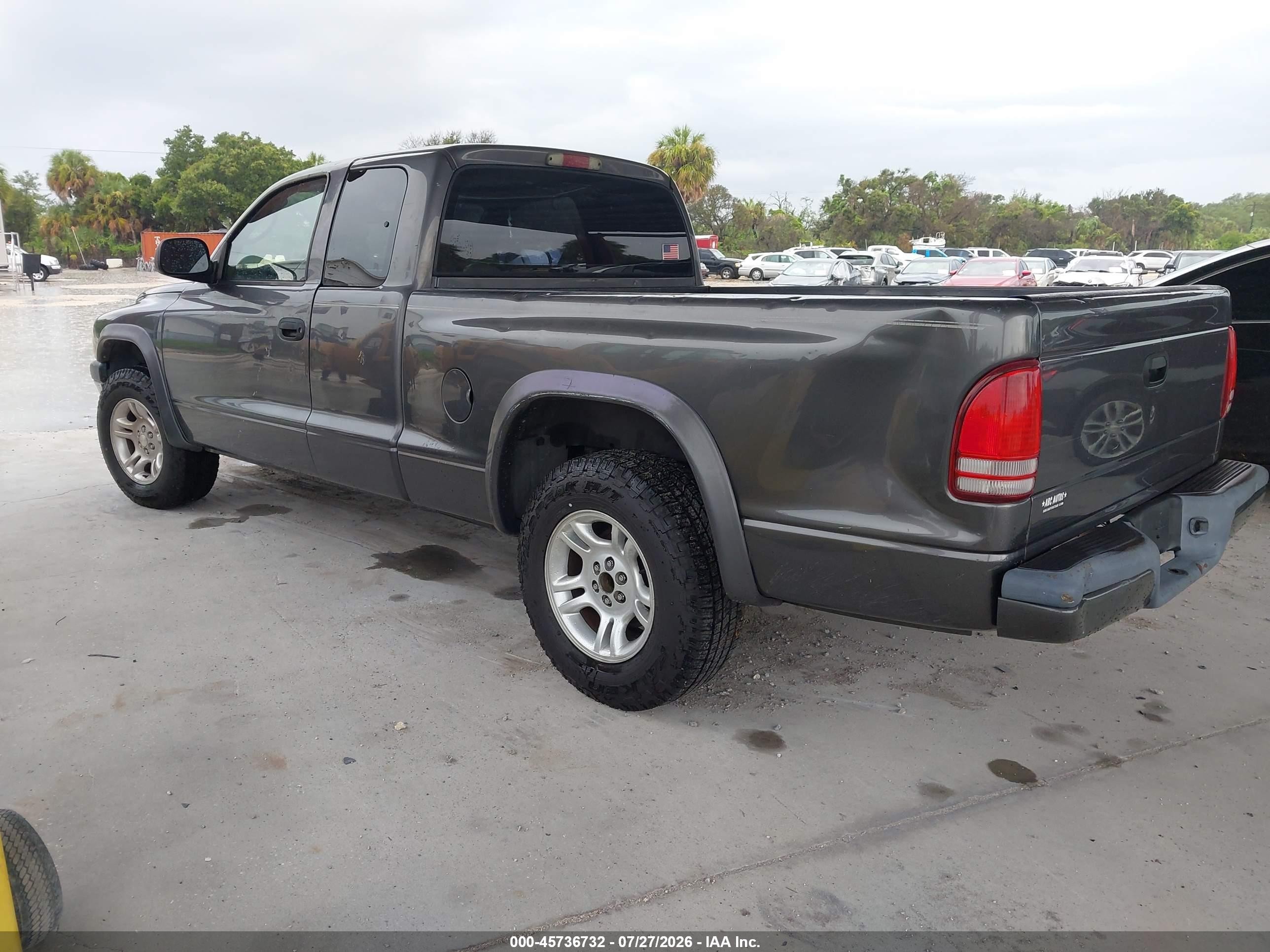 2004 Dodge Dakota Sport Gray vin: 1D7GL32KX4S565376