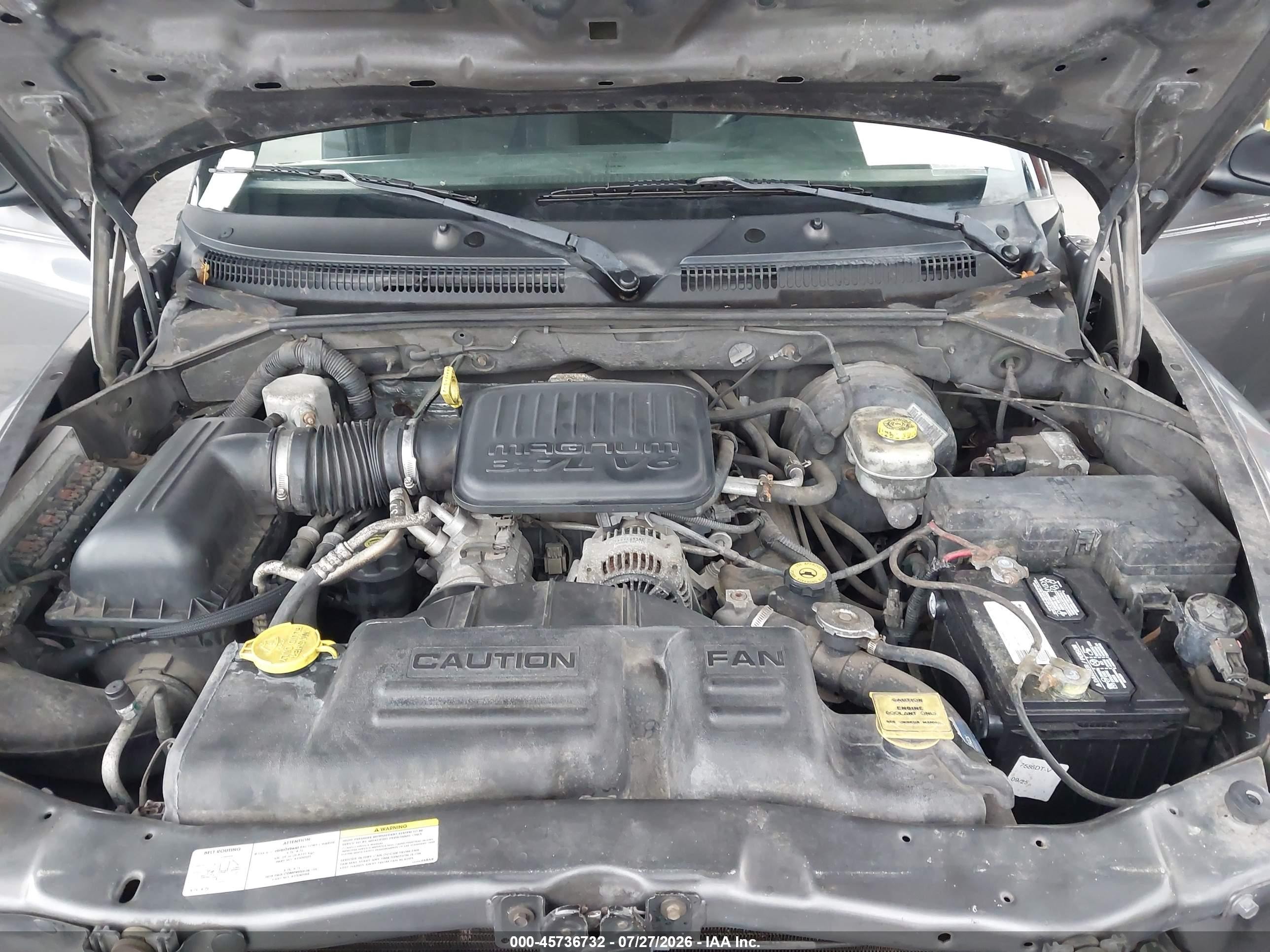 2004 Dodge Dakota Sport Gray vin: 1D7GL32KX4S565376