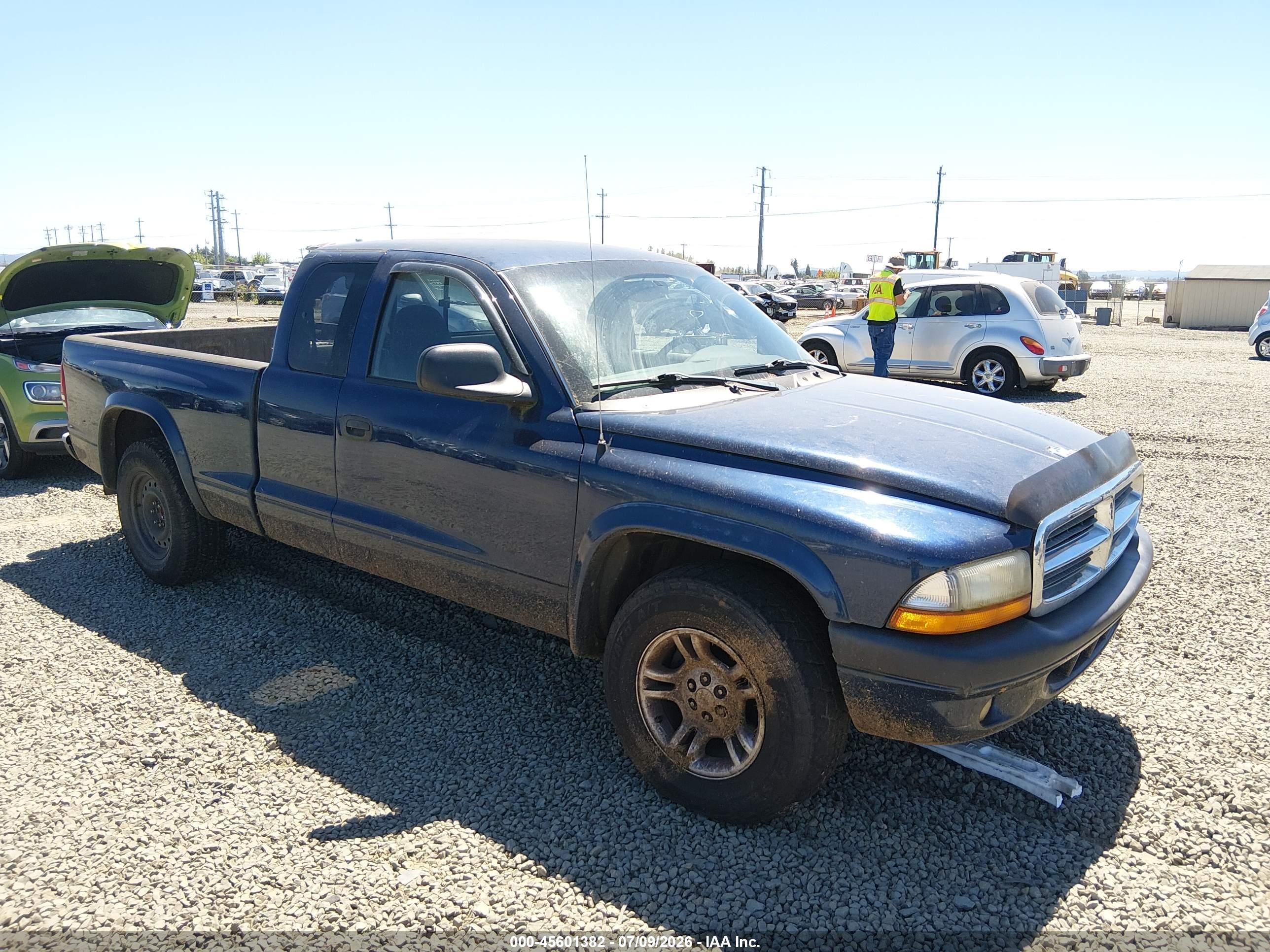 2004 Dodge Dakota Sport Dark Blue vin: 1D7GL32N54S701259